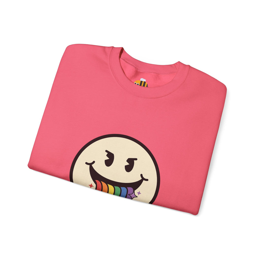 Unisex Rainbow Smiley Sweatshirt