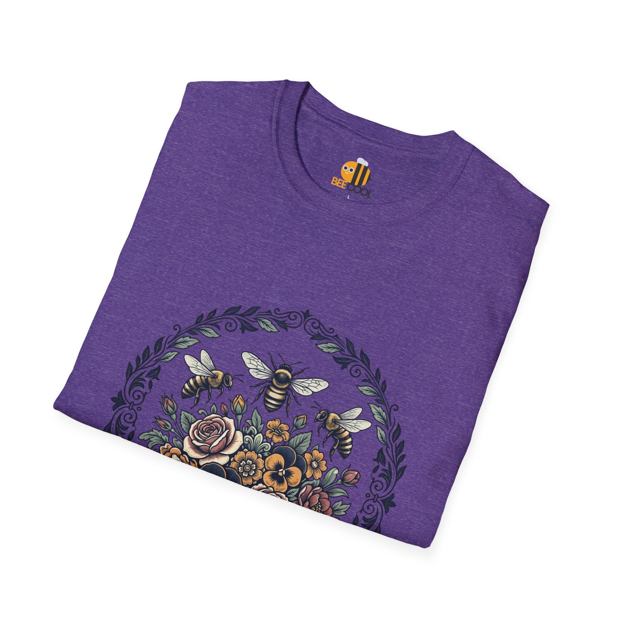 Unisex Bees and Flowers T-Shirt