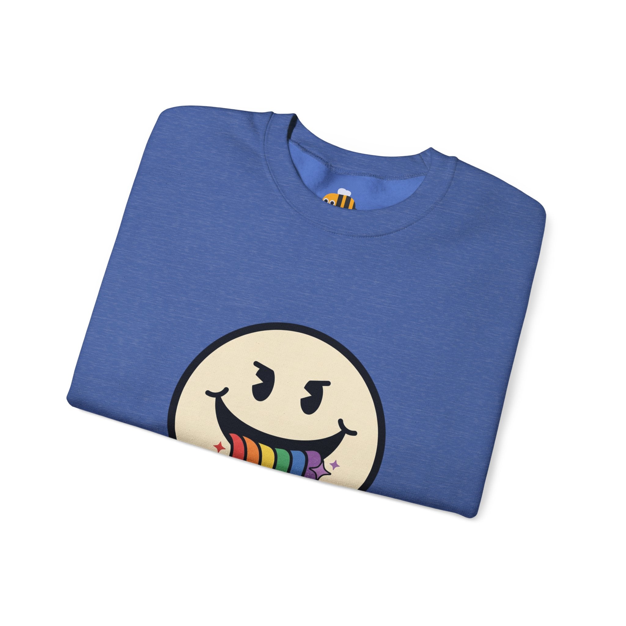 Unisex Rainbow Smiley Sweatshirt