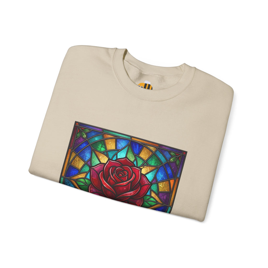 Unisex Red Rose Sweatshirt
