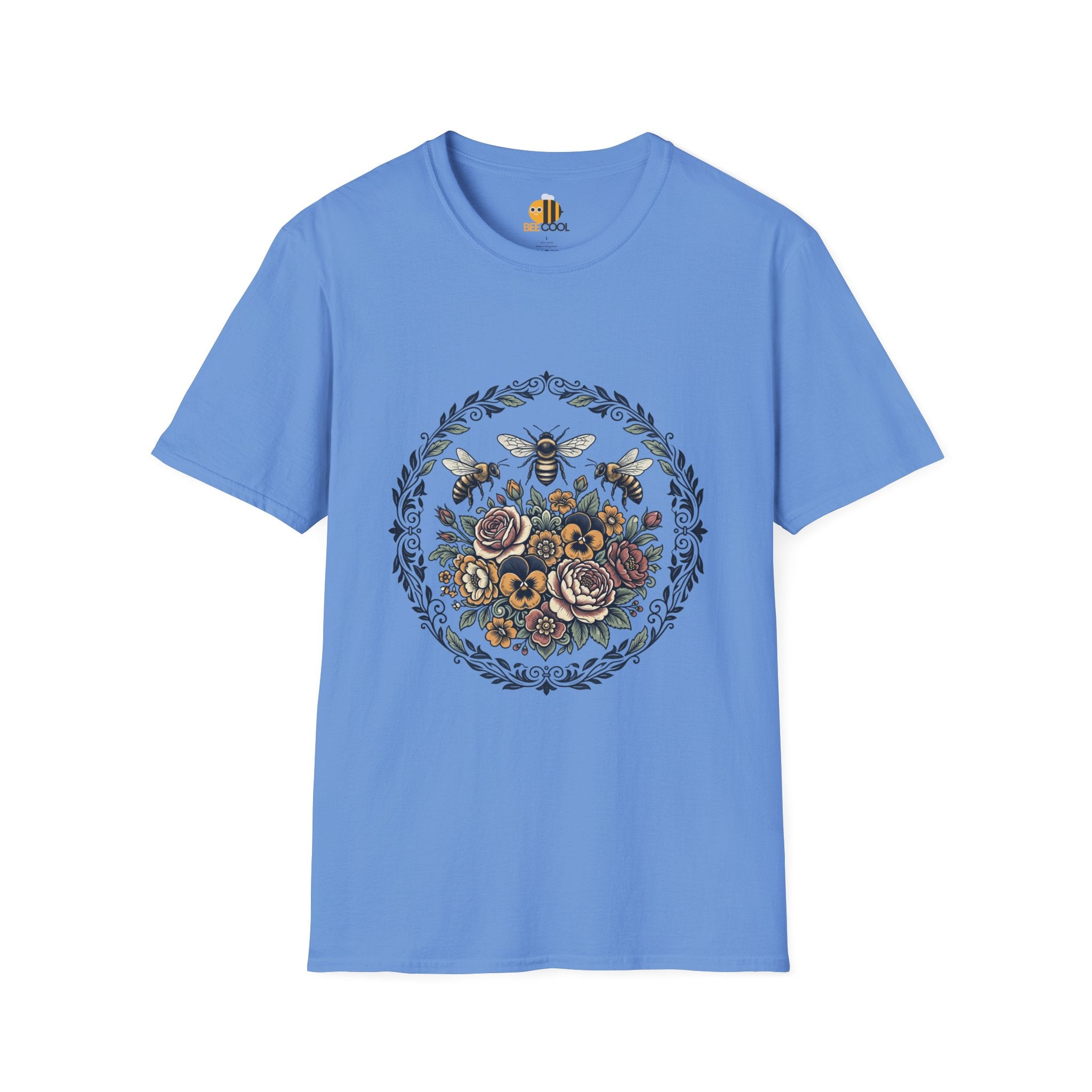 Unisex Bees and Flowers T-Shirt