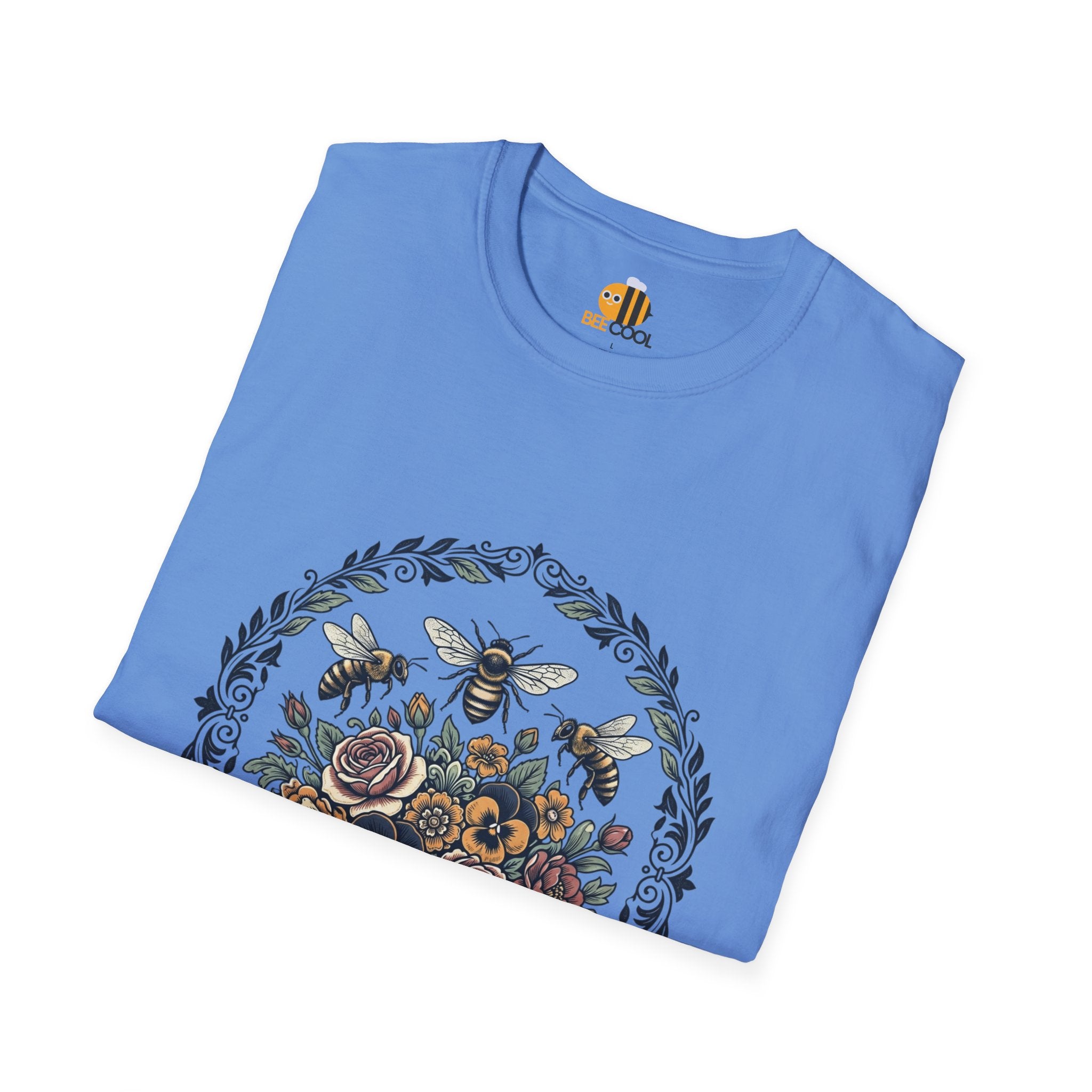 Unisex Bees and Flowers T-Shirt