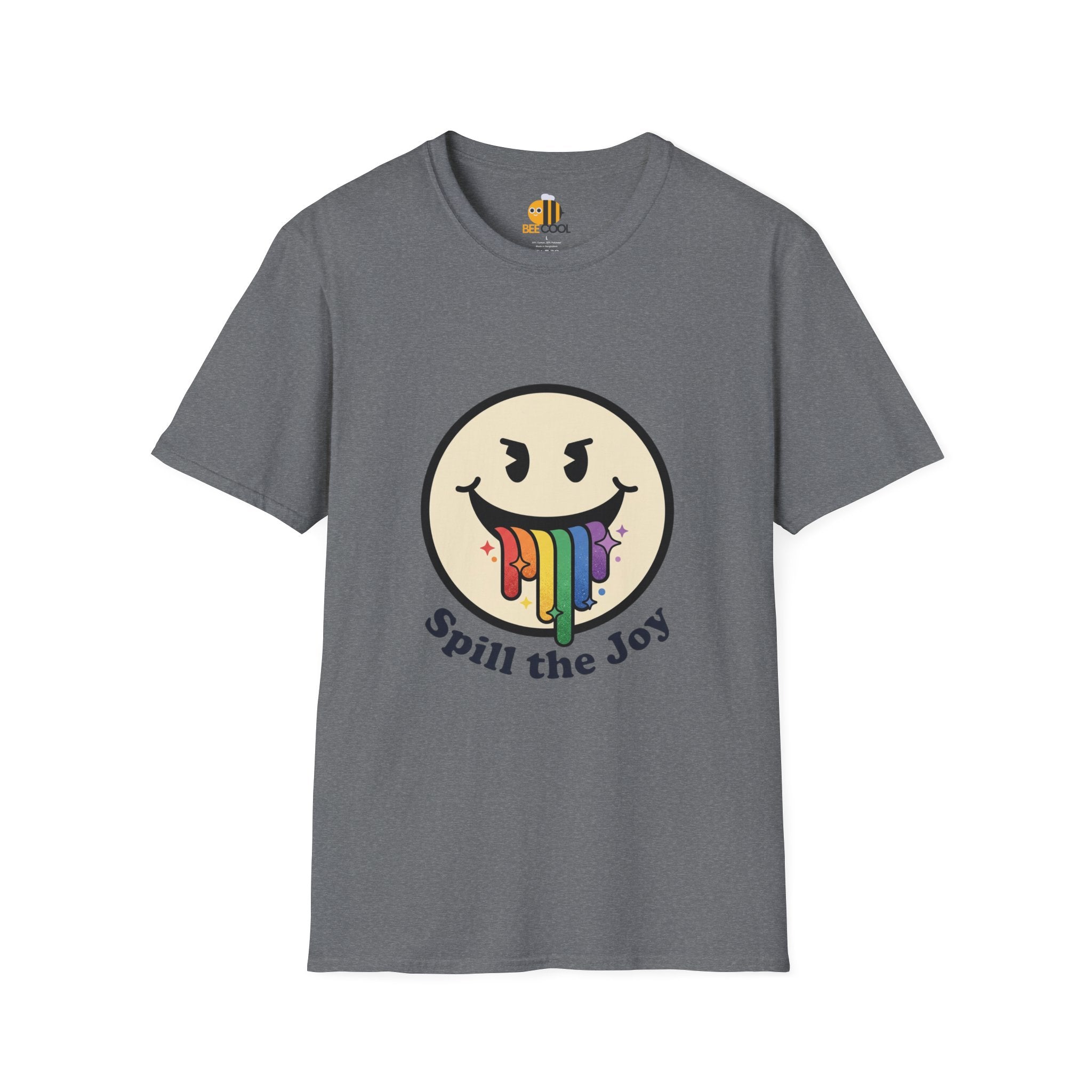 Smiley Face Spill the Joy T-Shirt