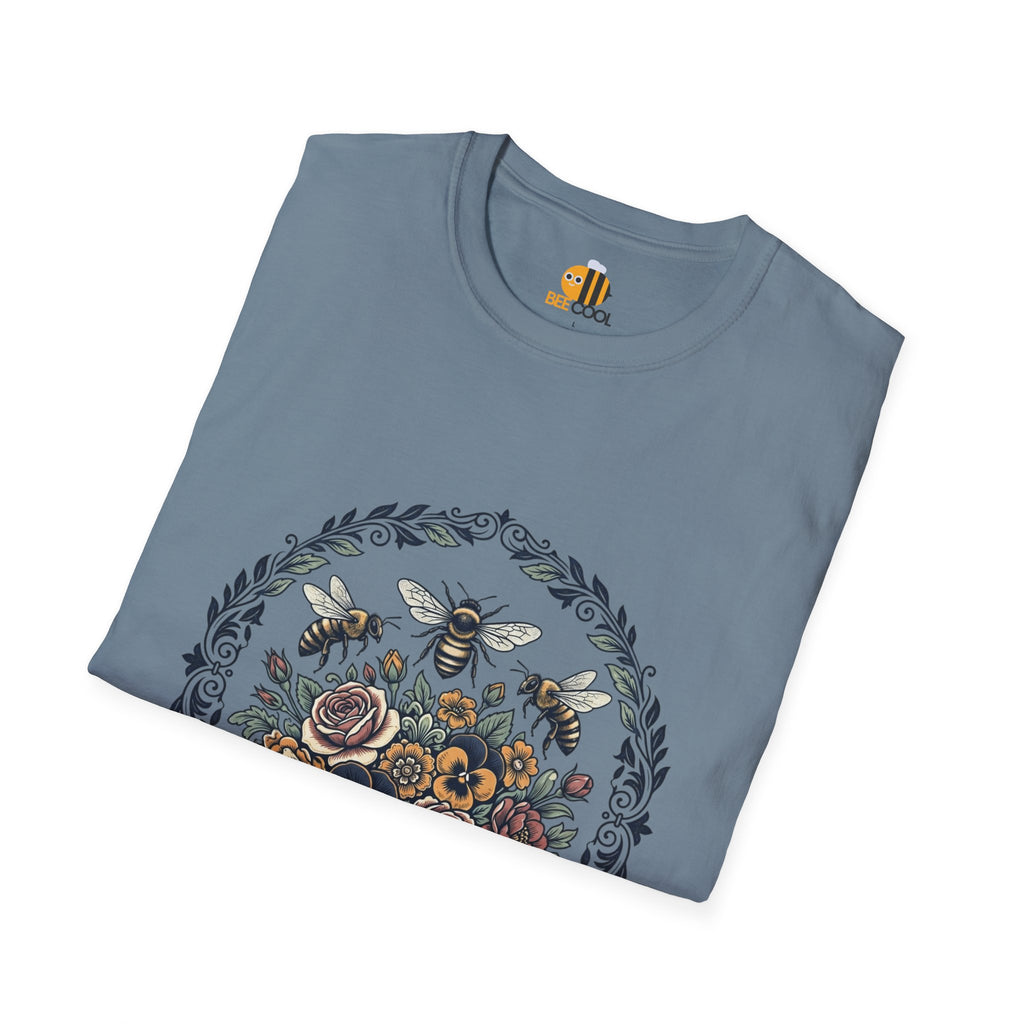 Unisex Bees and Flowers T-Shirt