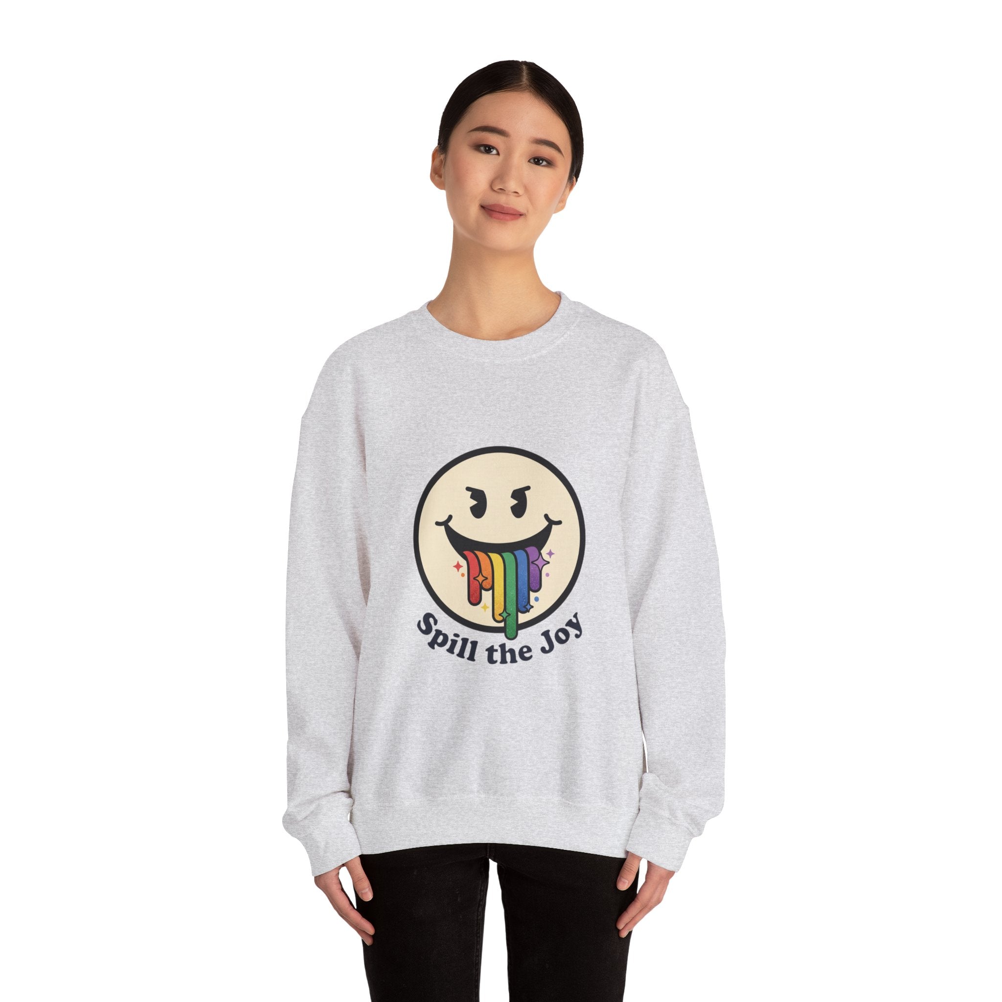 Unisex Rainbow Smiley Sweatshirt