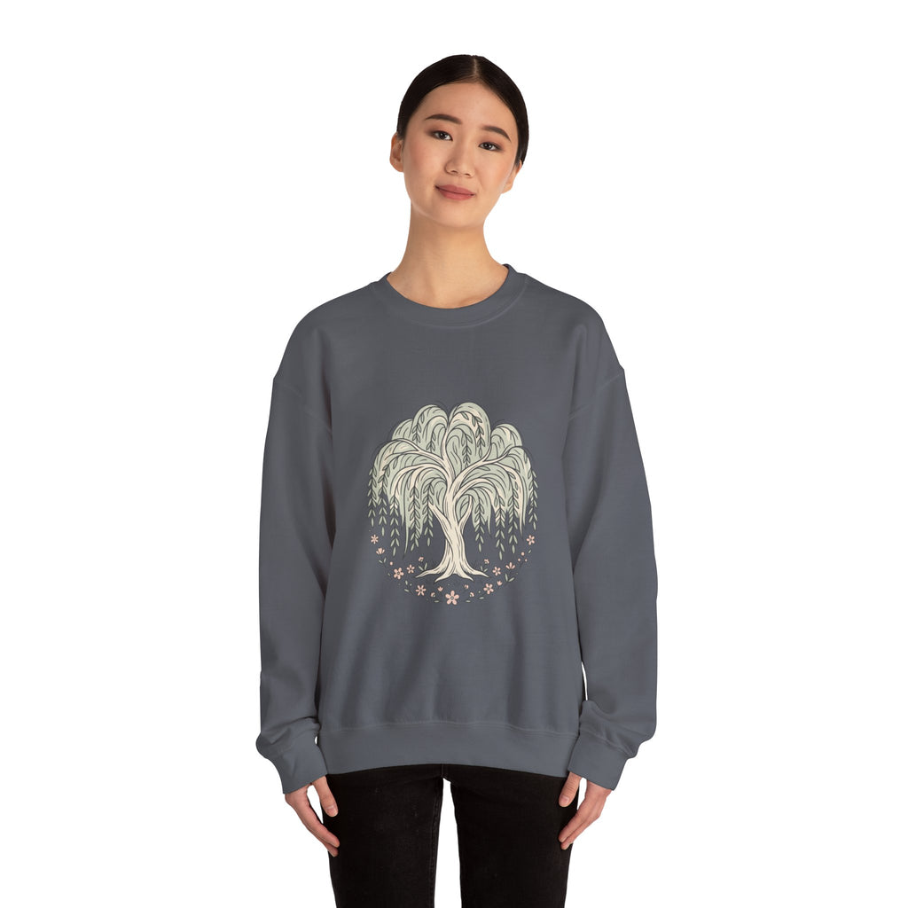Unisex Willow Tree Illustration Sweatshirt