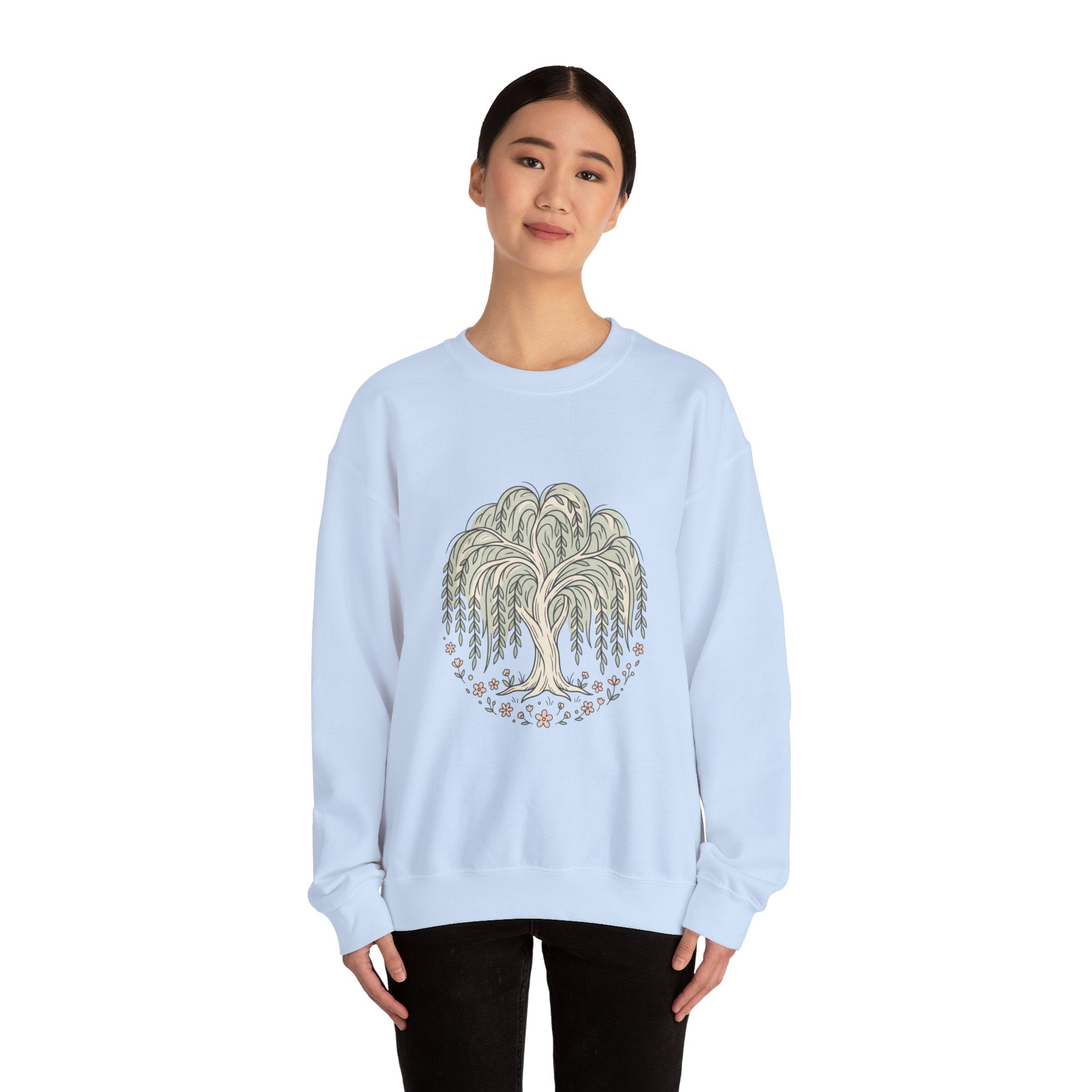 Unisex Willow Tree Illustration Sweatshirt