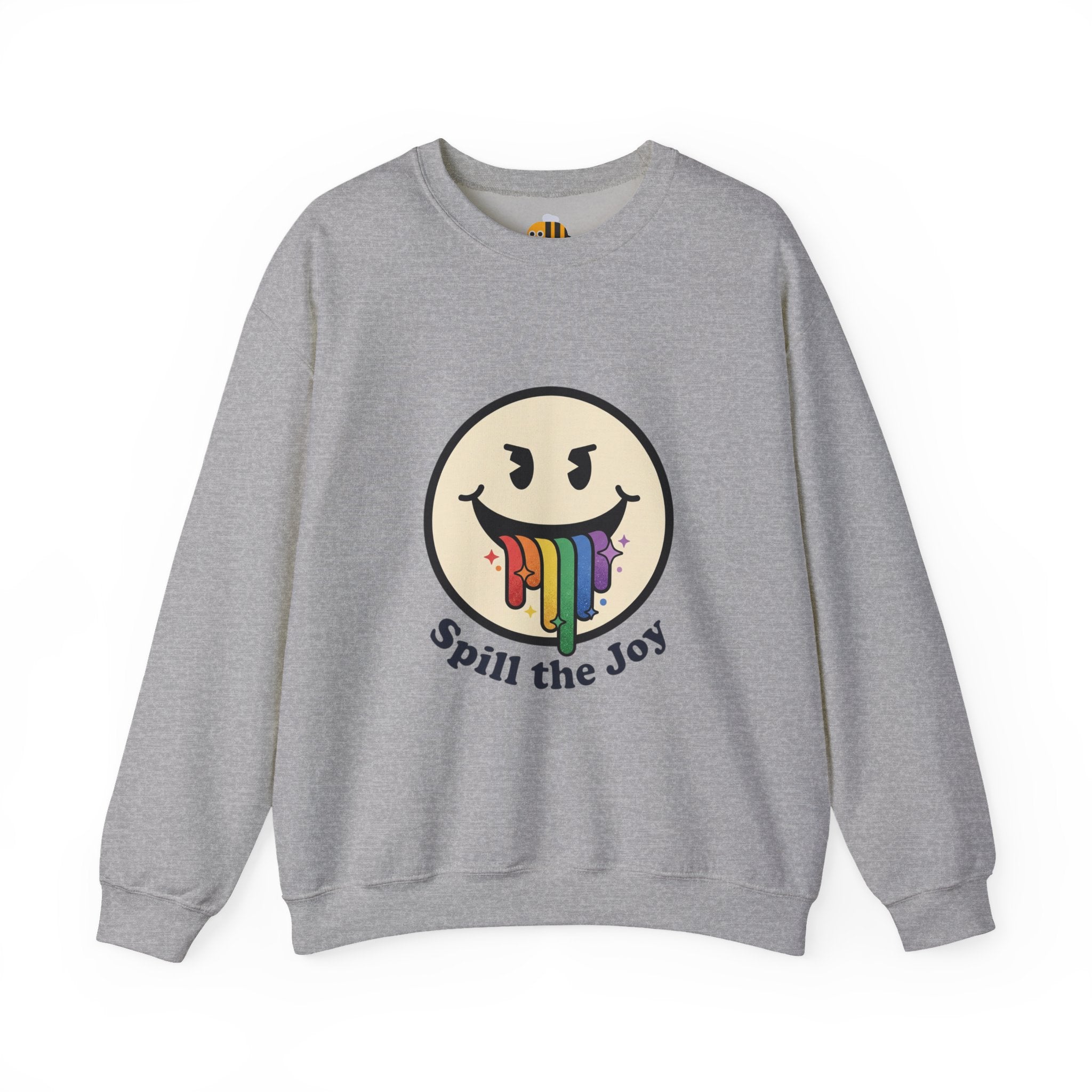 Unisex Rainbow Smiley Sweatshirt