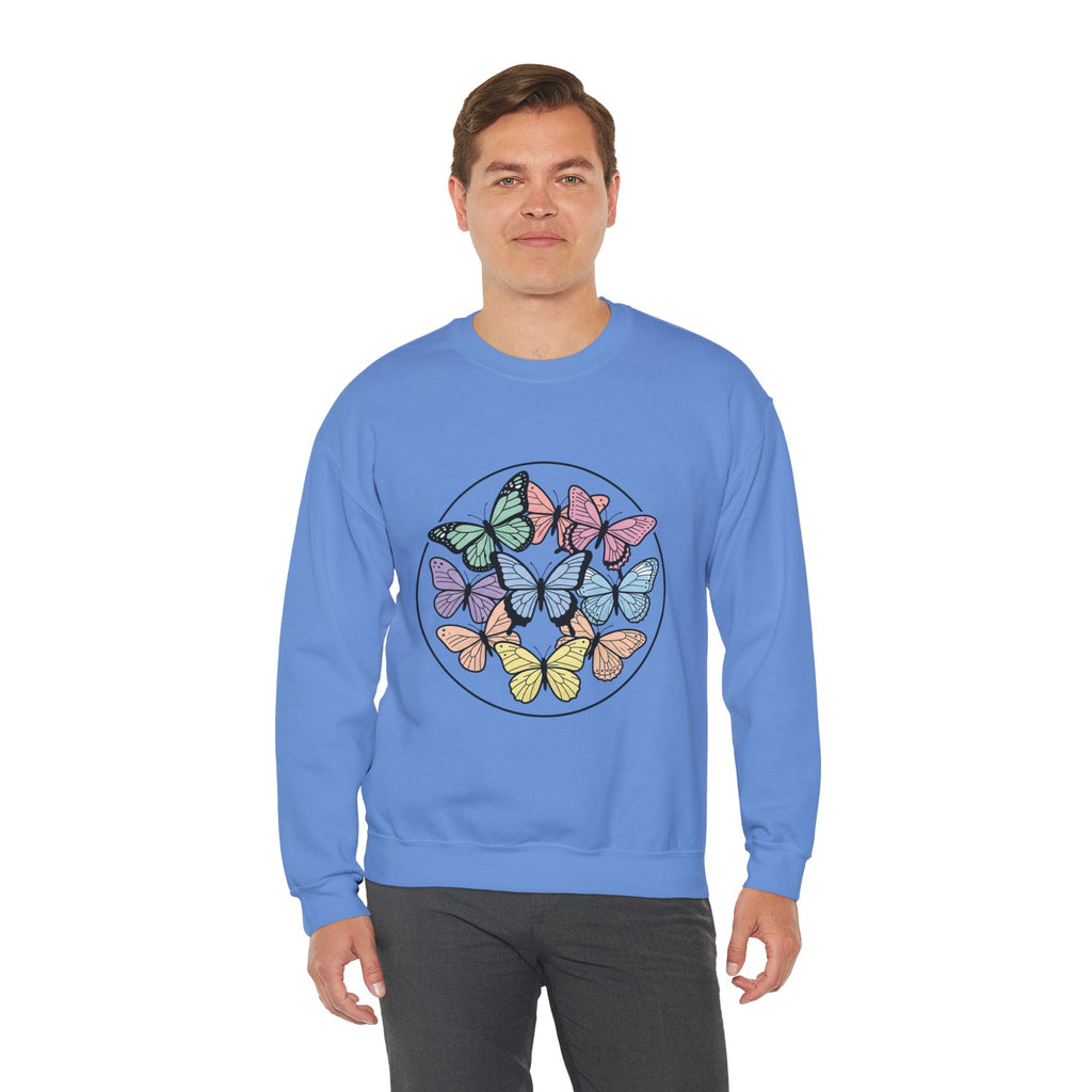 Unisex Colorful Butterfly Sweatshirt