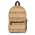 Retro Sunglasses Pattern Backpack | Tan Shades Print