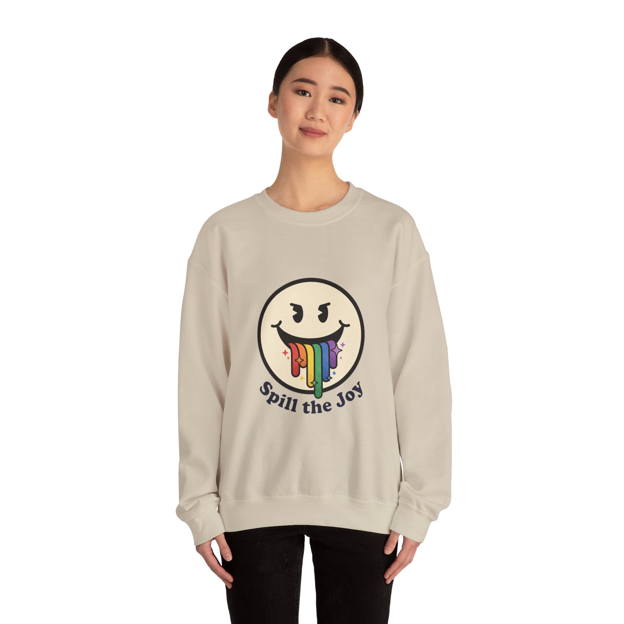 Unisex Rainbow Smiley Sweatshirt
