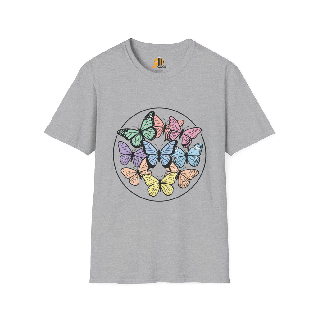 Unisex Pastel Butterfly T-Shirt