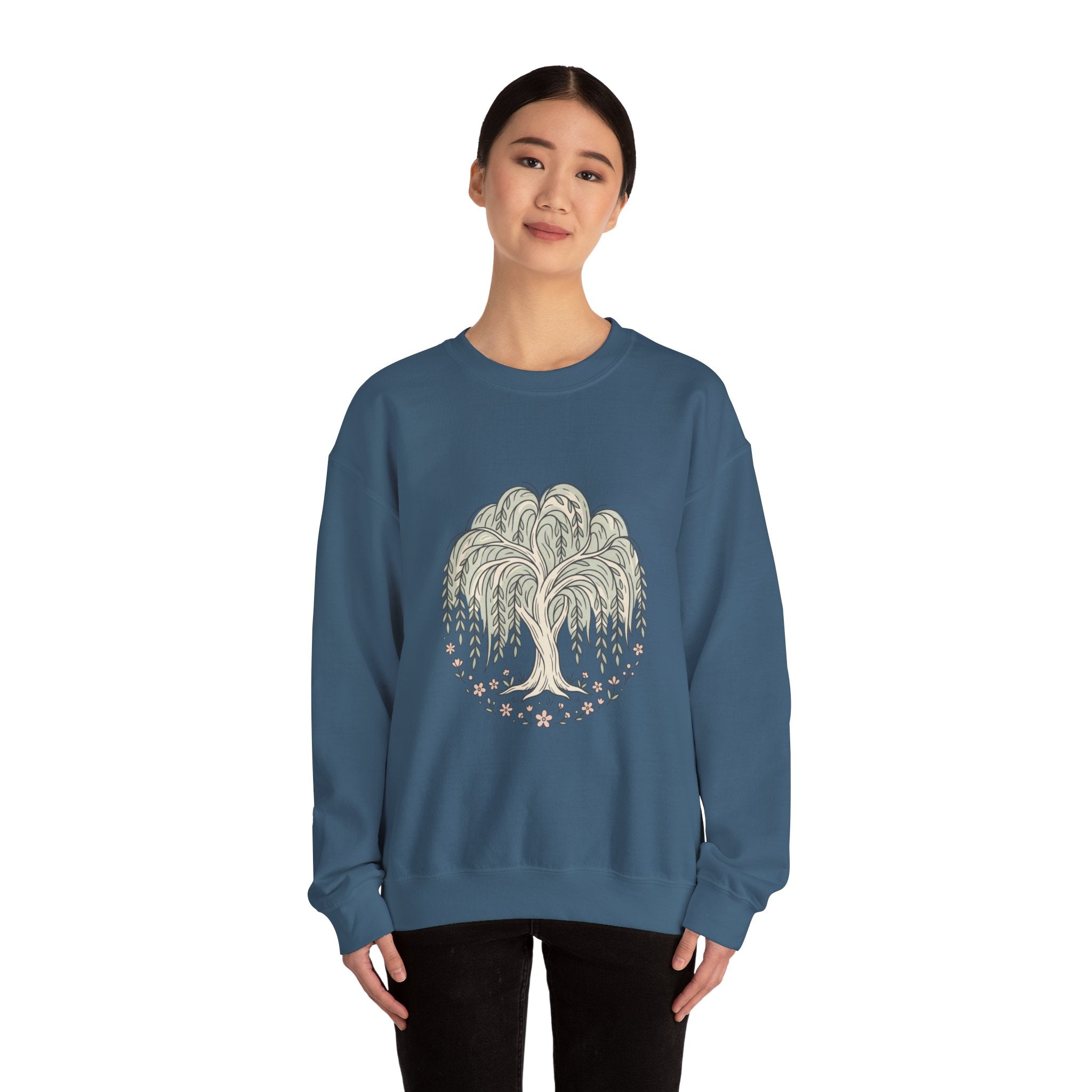 Unisex Willow Tree Illustration Sweatshirt
