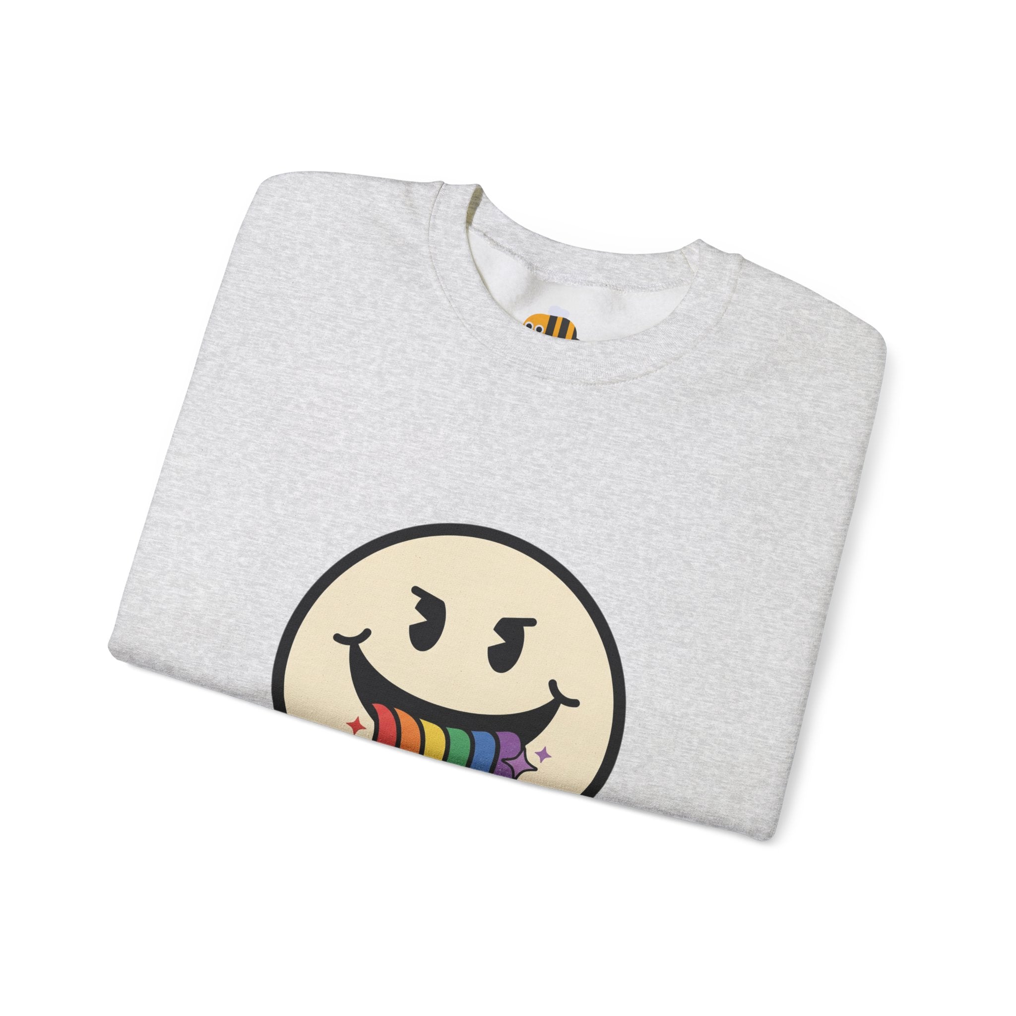 Unisex Rainbow Smiley Sweatshirt