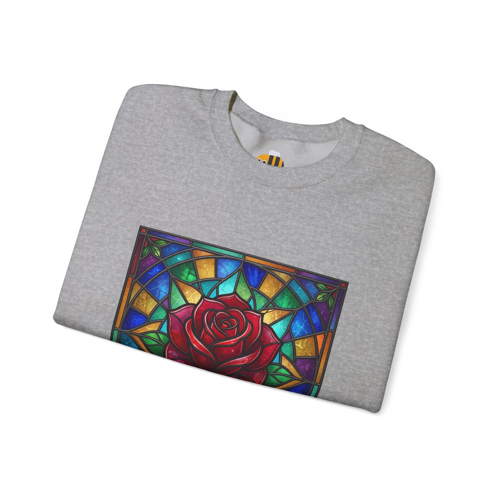 Unisex Red Rose Sweatshirt