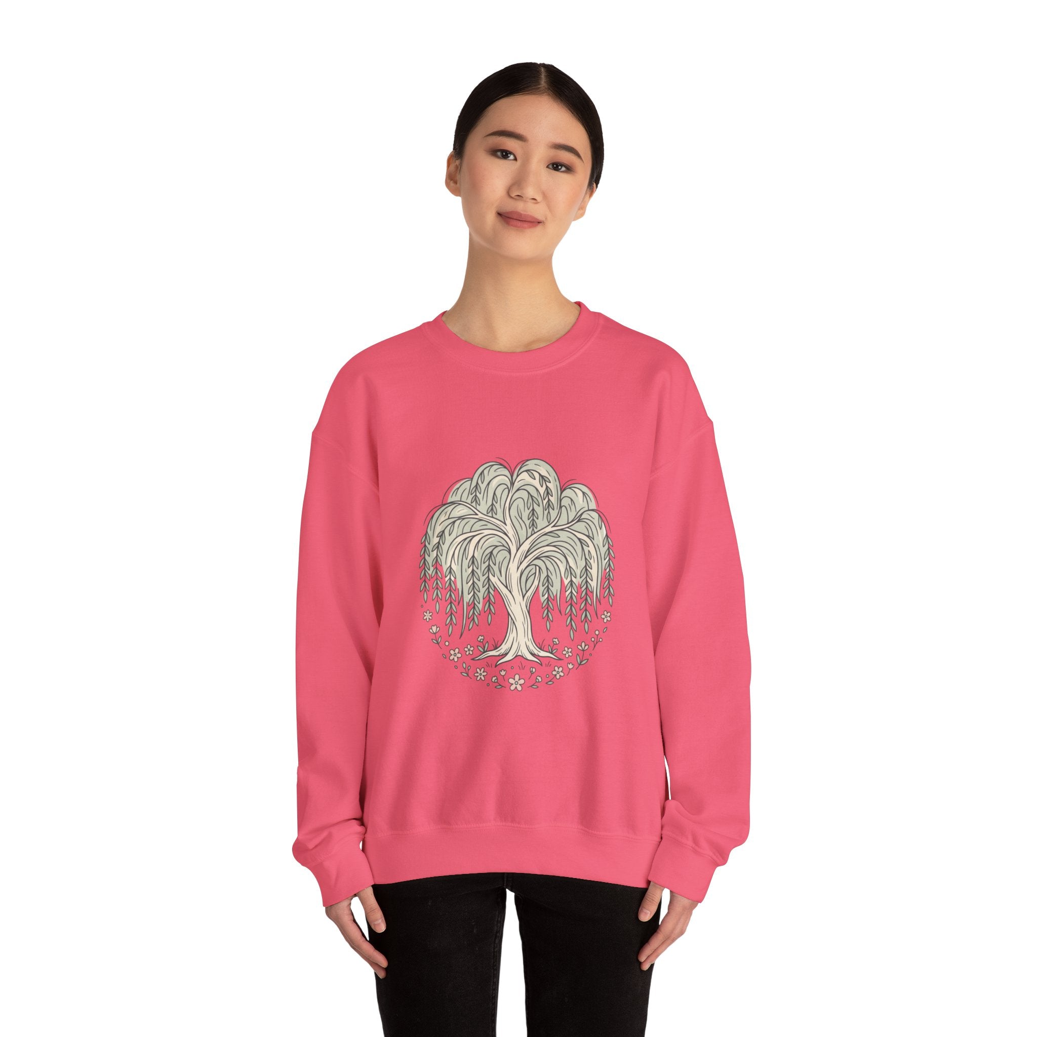 Unisex Willow Tree Illustration Sweatshirt