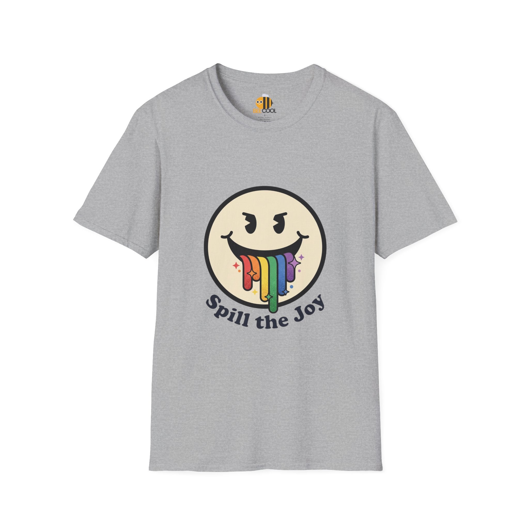 Smiley Face Spill the Joy T-Shirt