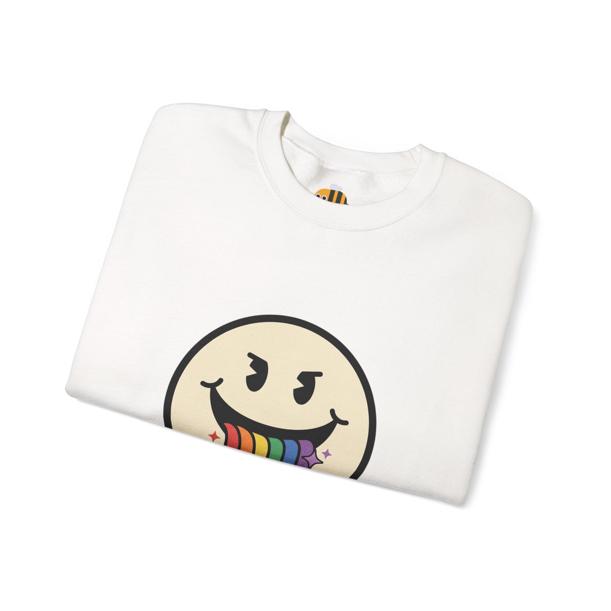 Unisex Rainbow Smiley Sweatshirt