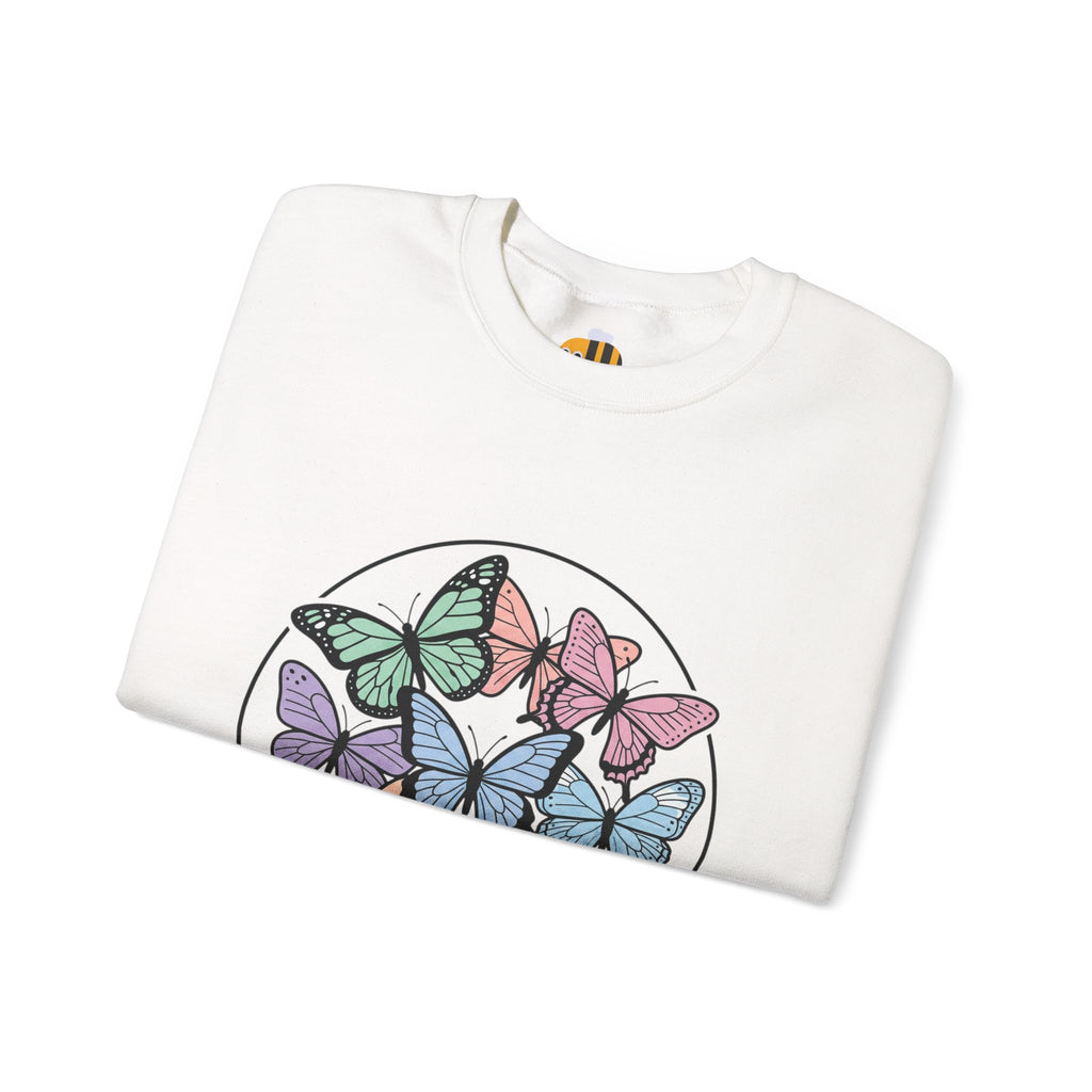 Unisex Colorful Butterfly Sweatshirt