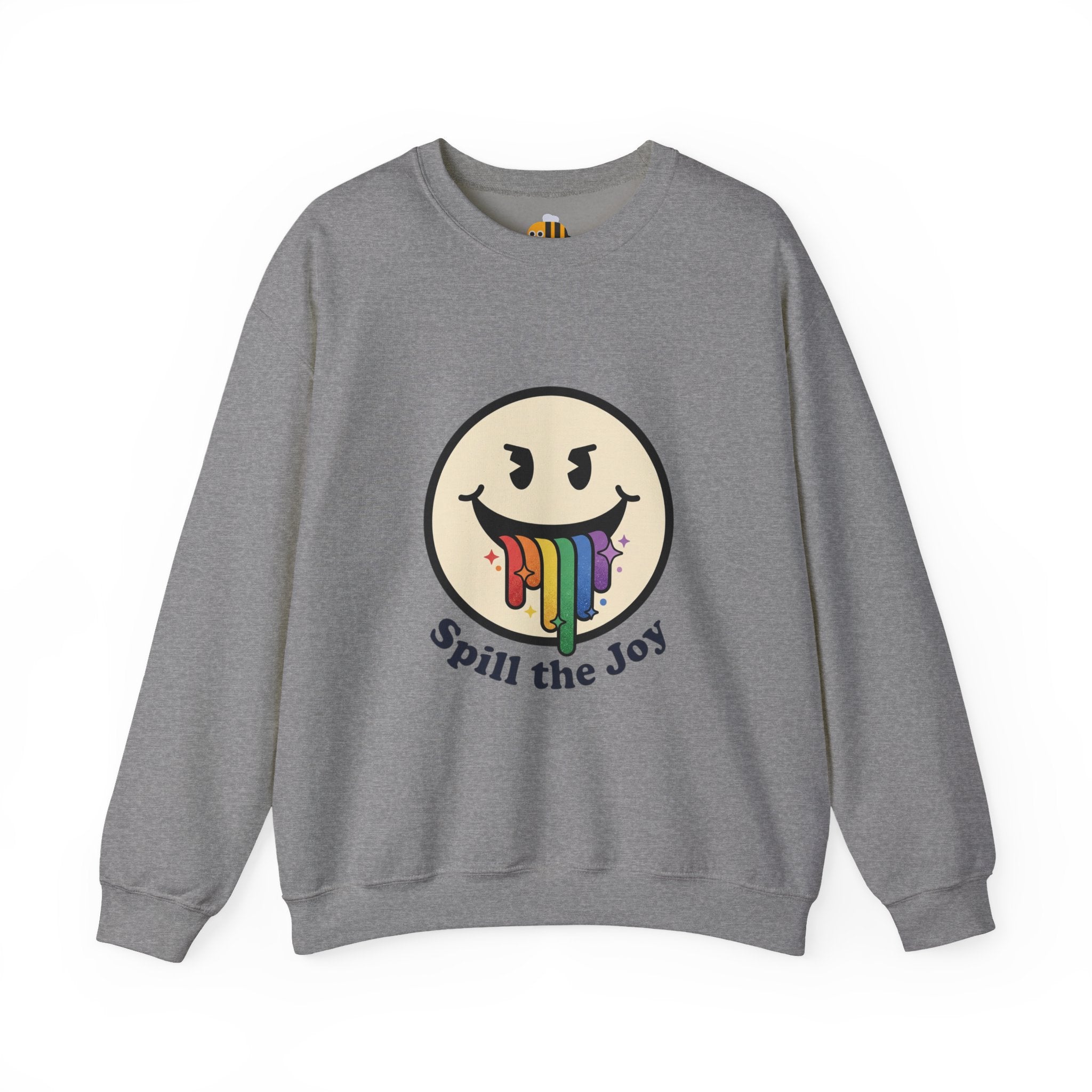 Unisex Rainbow Smiley Sweatshirt