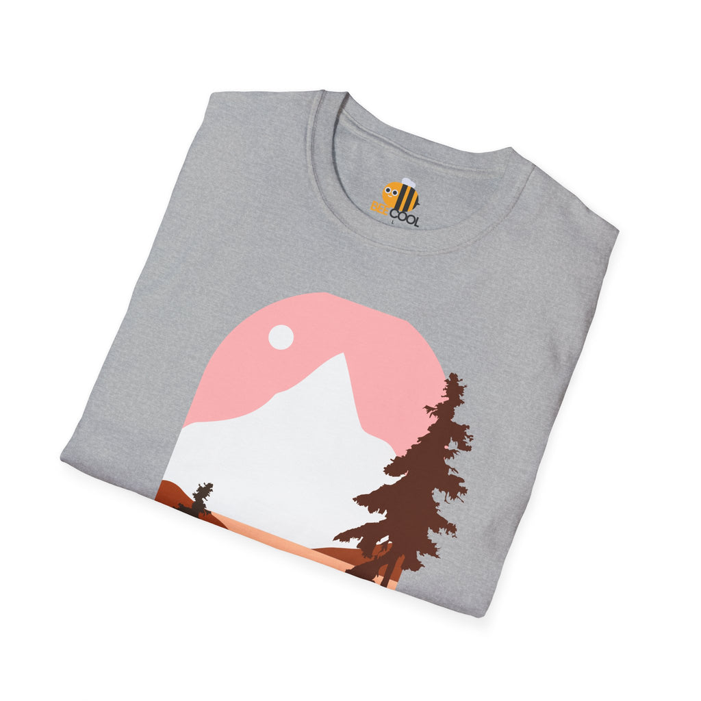 Unisex Sunset Mountain Landscape T-Shirt