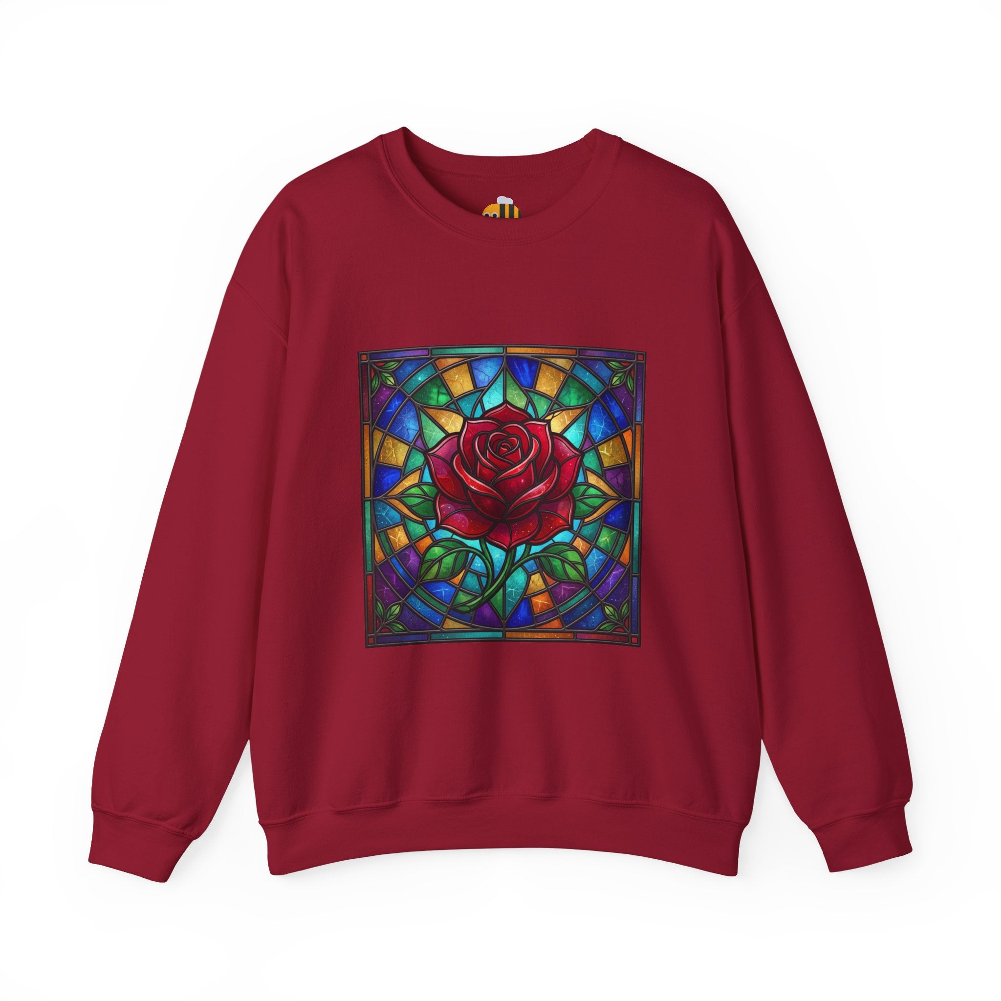 Unisex Red Rose Sweatshirt