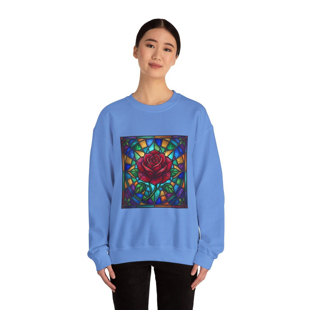 Unisex Red Rose Sweatshirt