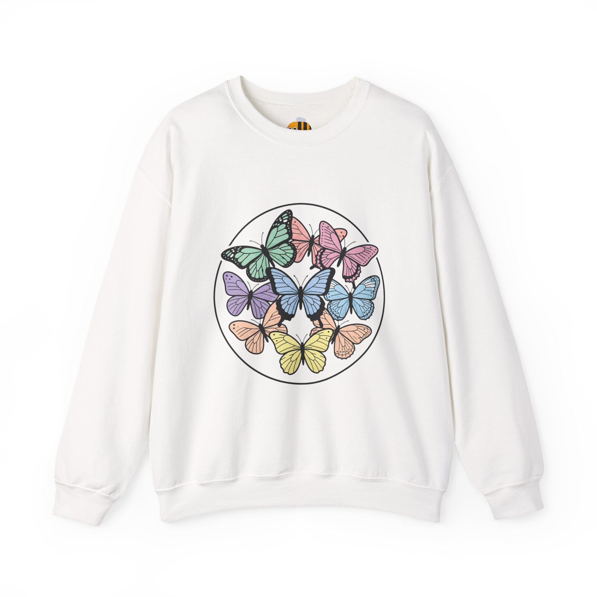 Unisex Colorful Butterfly Sweatshirt