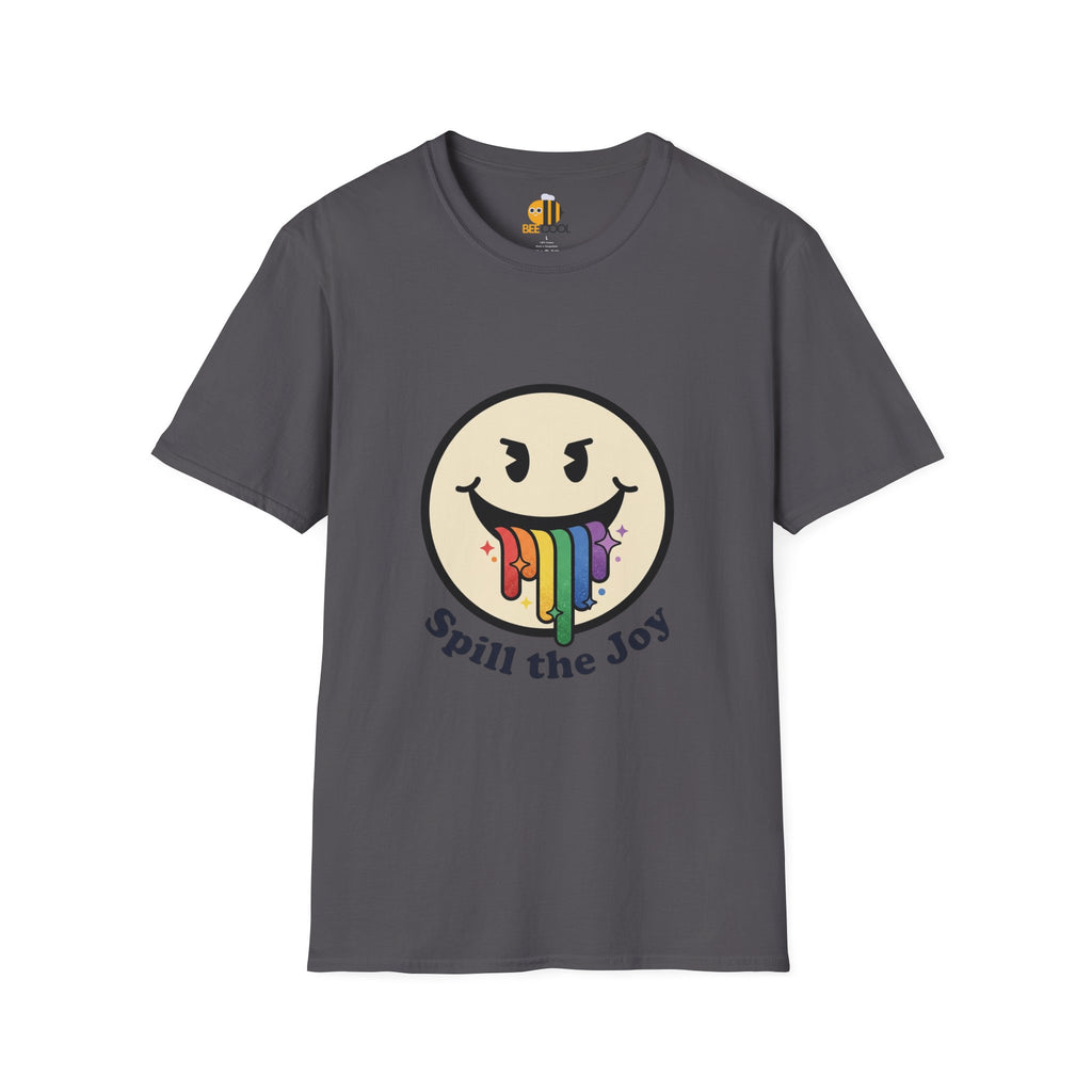 Smiley Face Spill the Joy T-Shirt