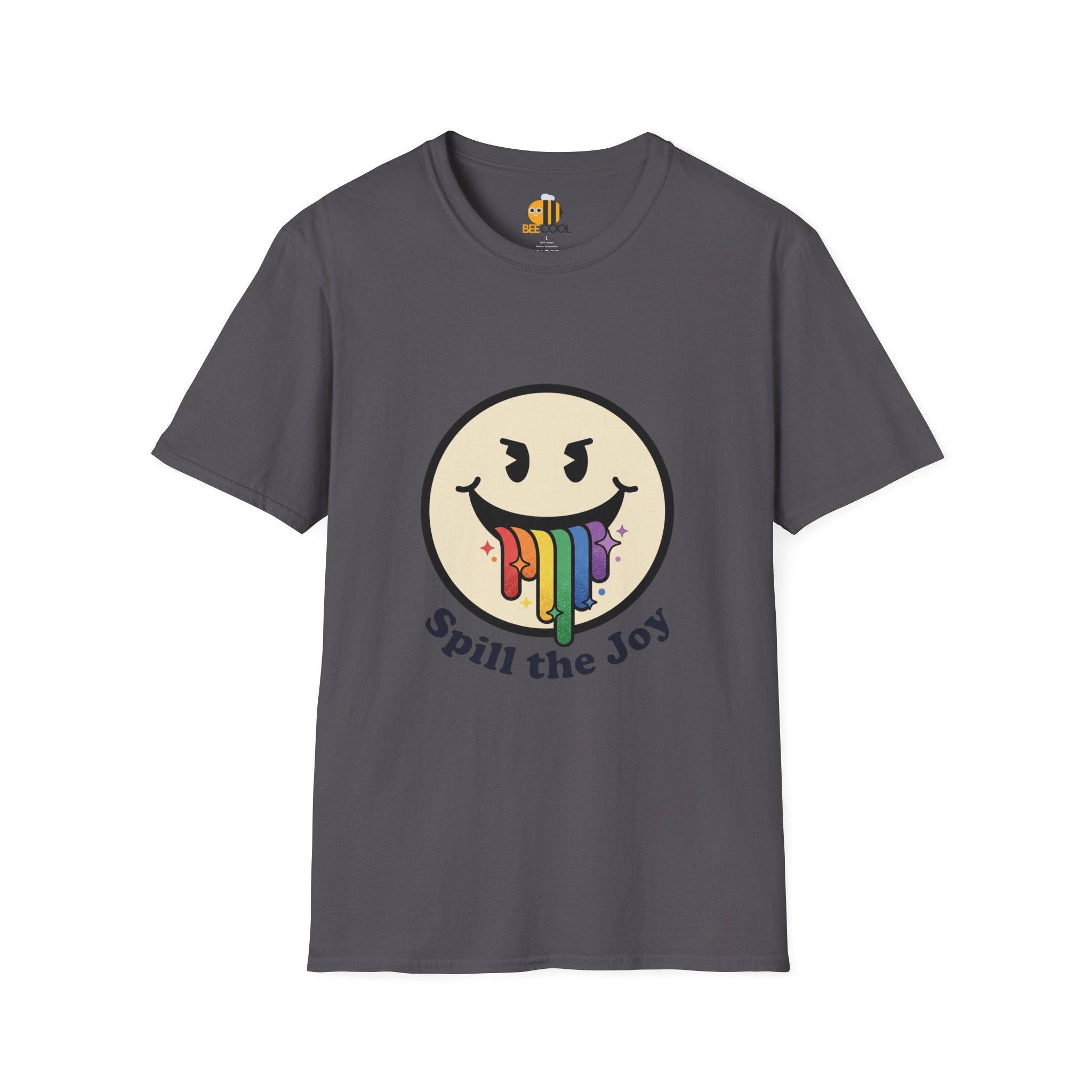 Smiley Face Spill the Joy T-Shirt