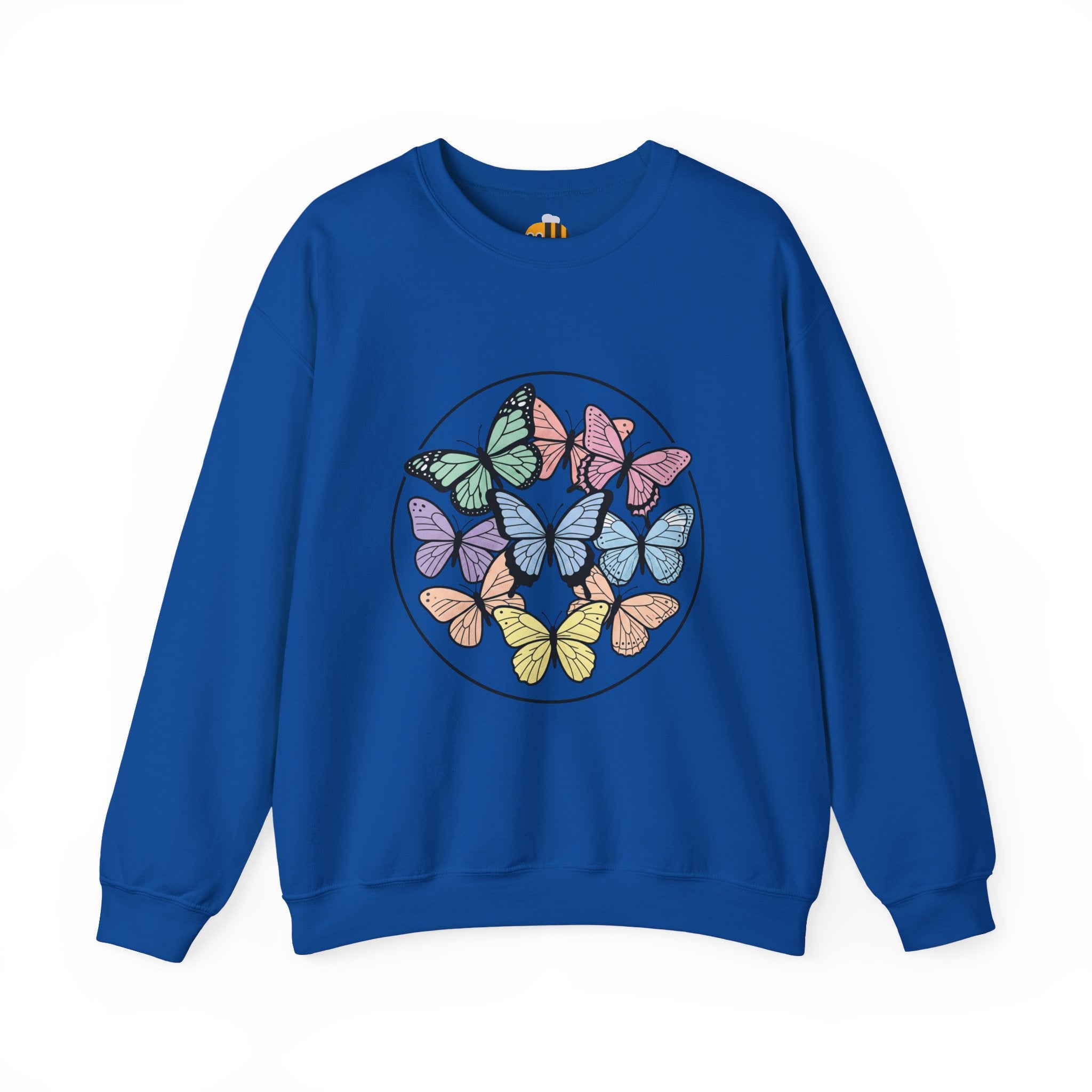 Unisex Colorful Butterfly Sweatshirt