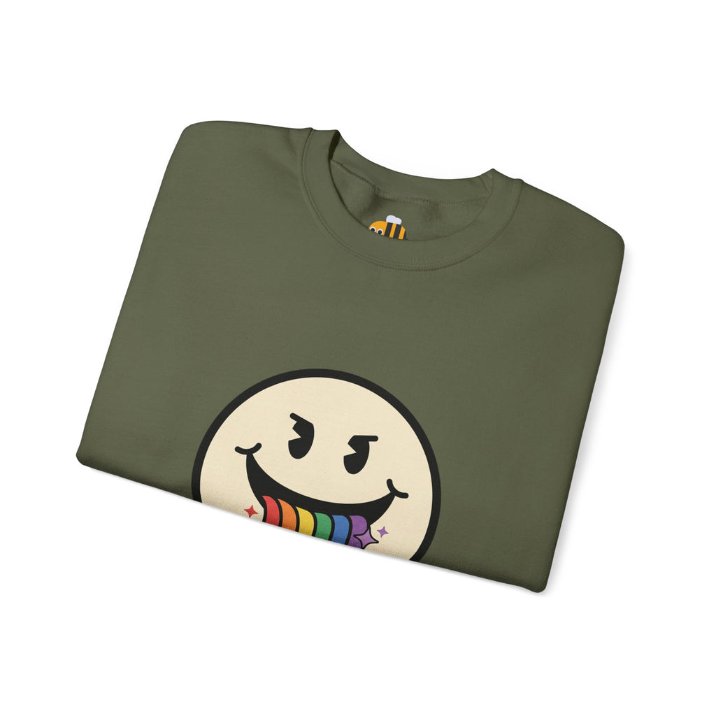 Unisex Rainbow Smiley Sweatshirt