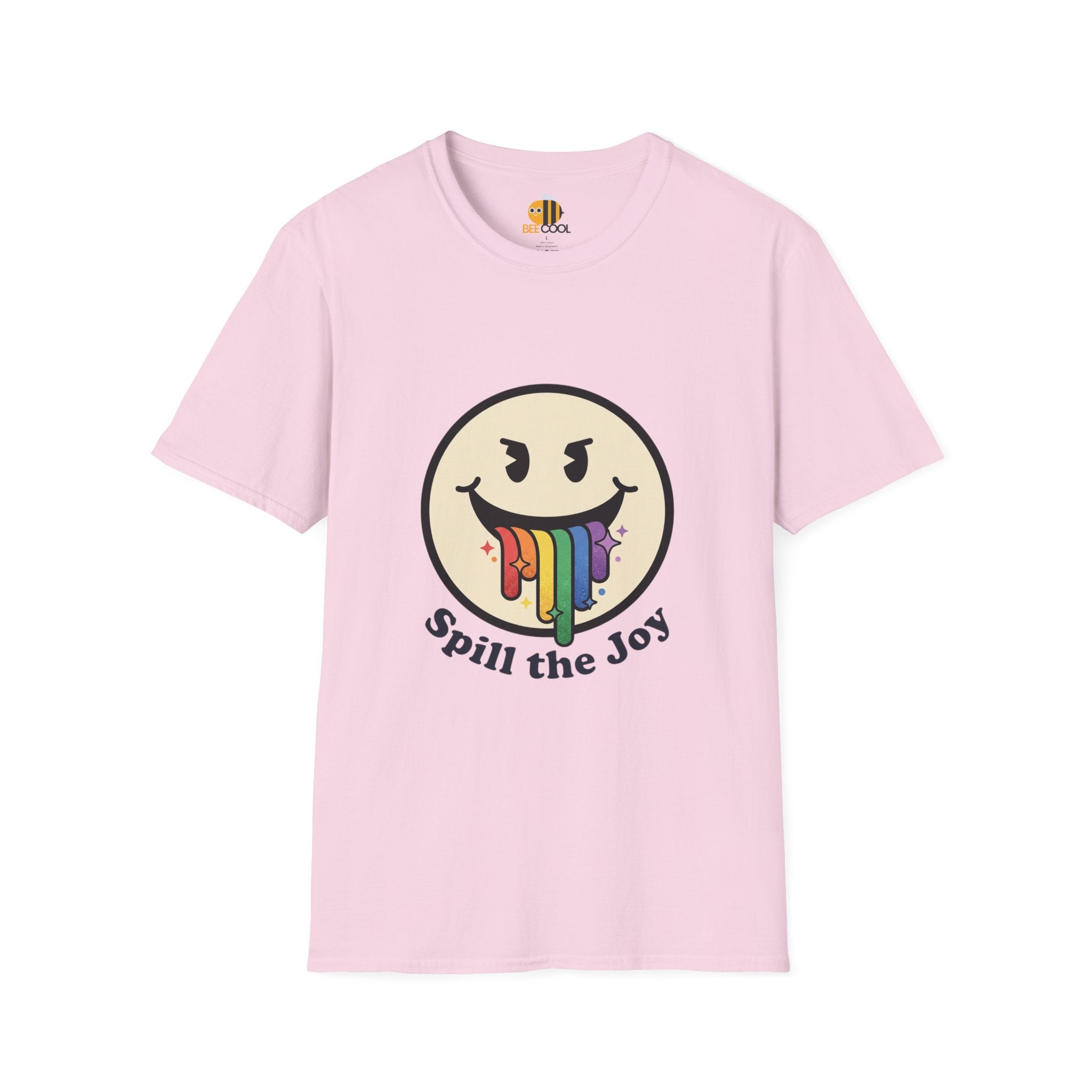 Smiley Face Spill the Joy T-Shirt
