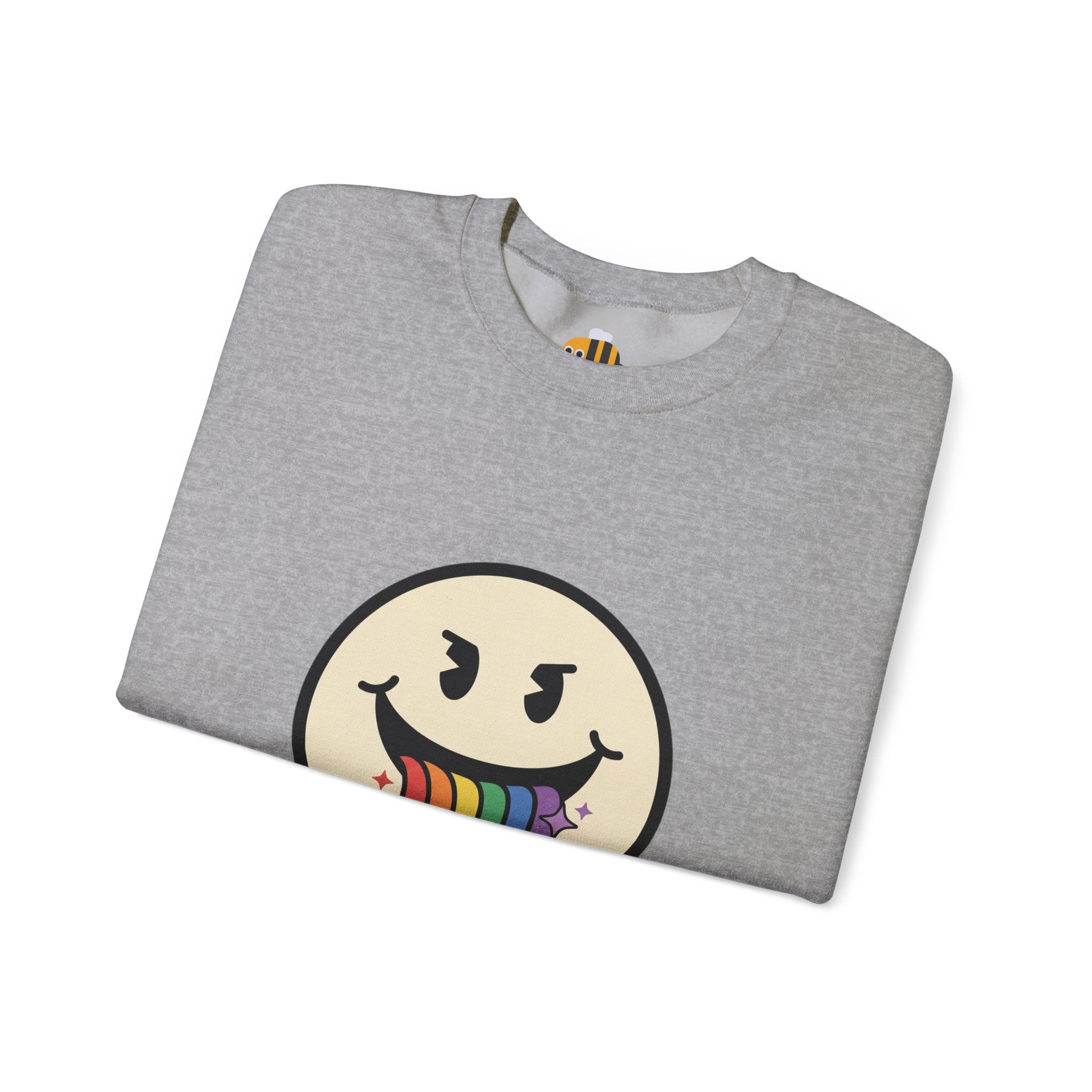 Unisex Rainbow Smiley Sweatshirt