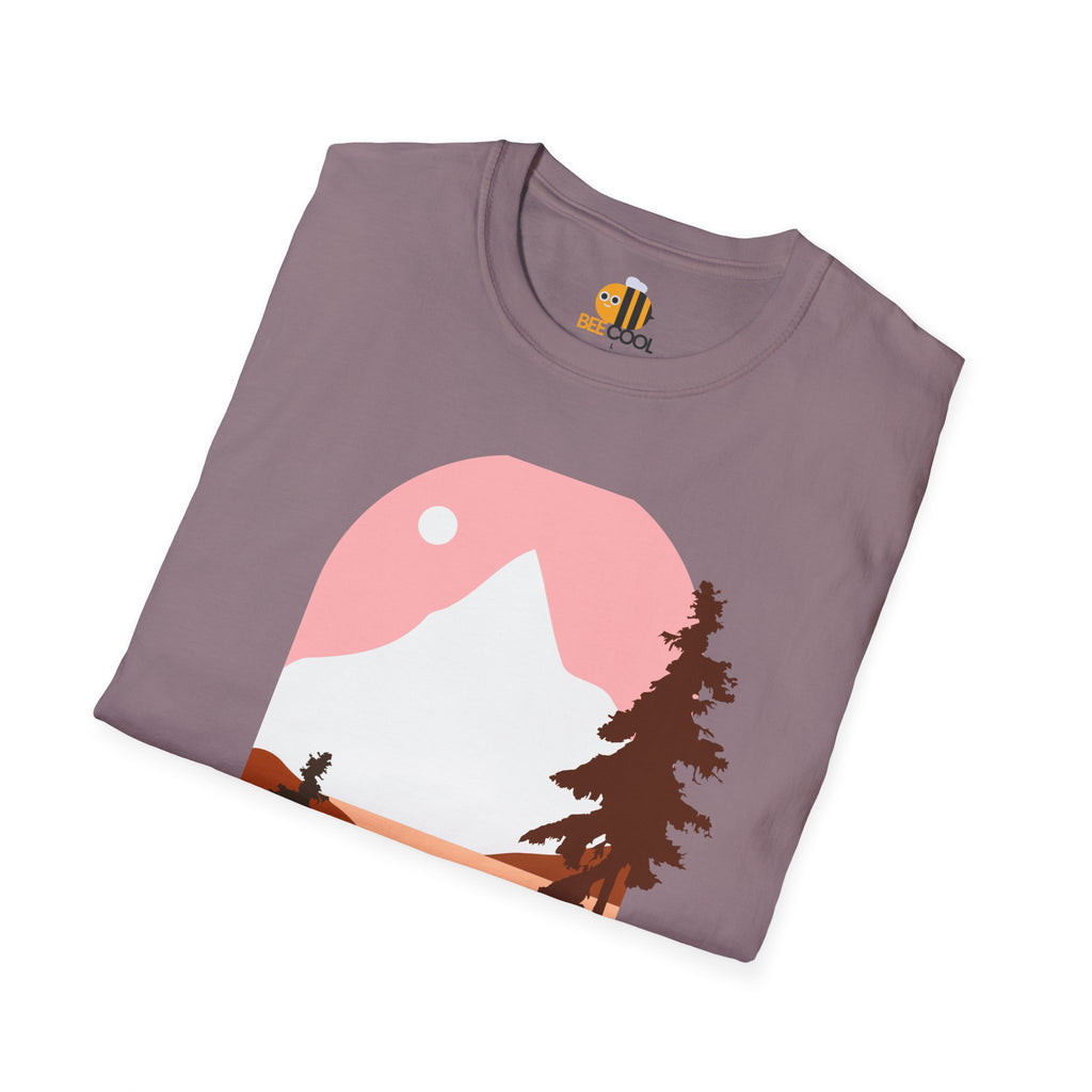 Unisex Sunset Mountain Landscape T-Shirt