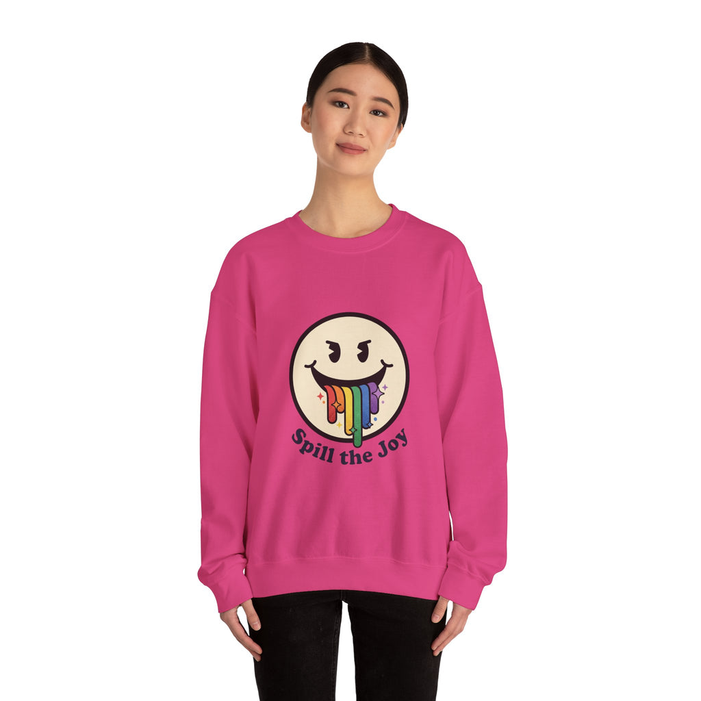 Unisex Rainbow Smiley Sweatshirt
