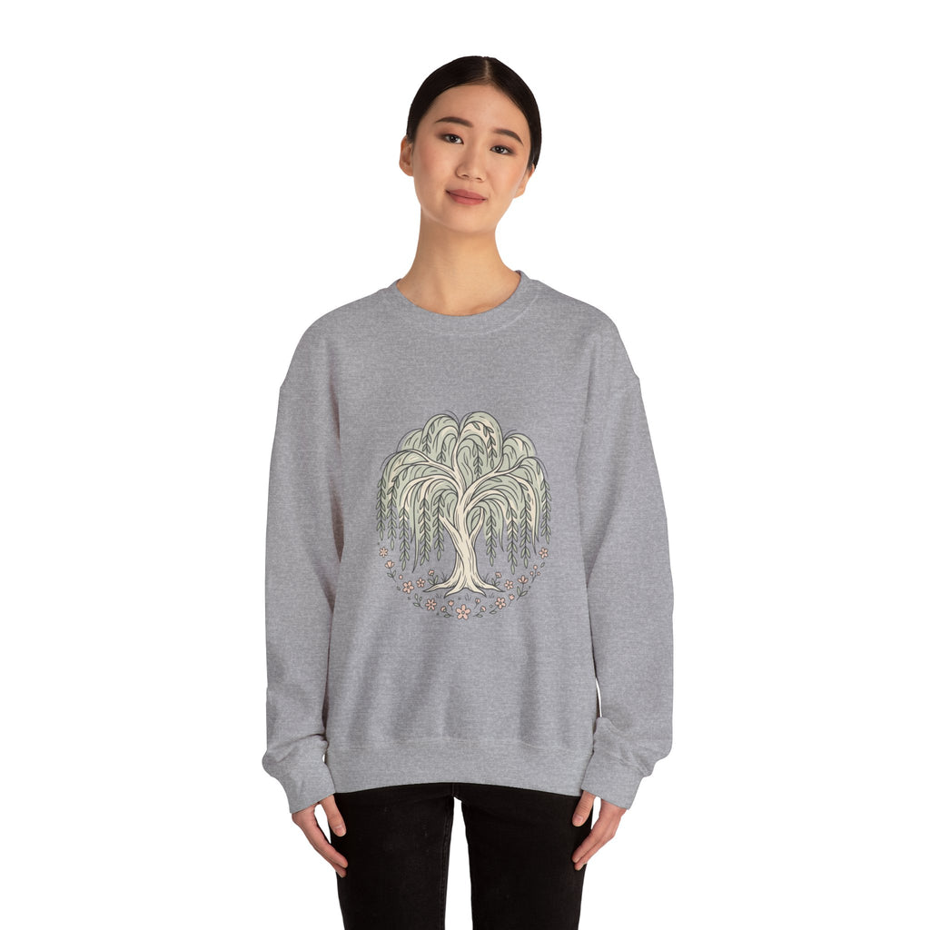 Unisex Willow Tree Illustration Sweatshirt