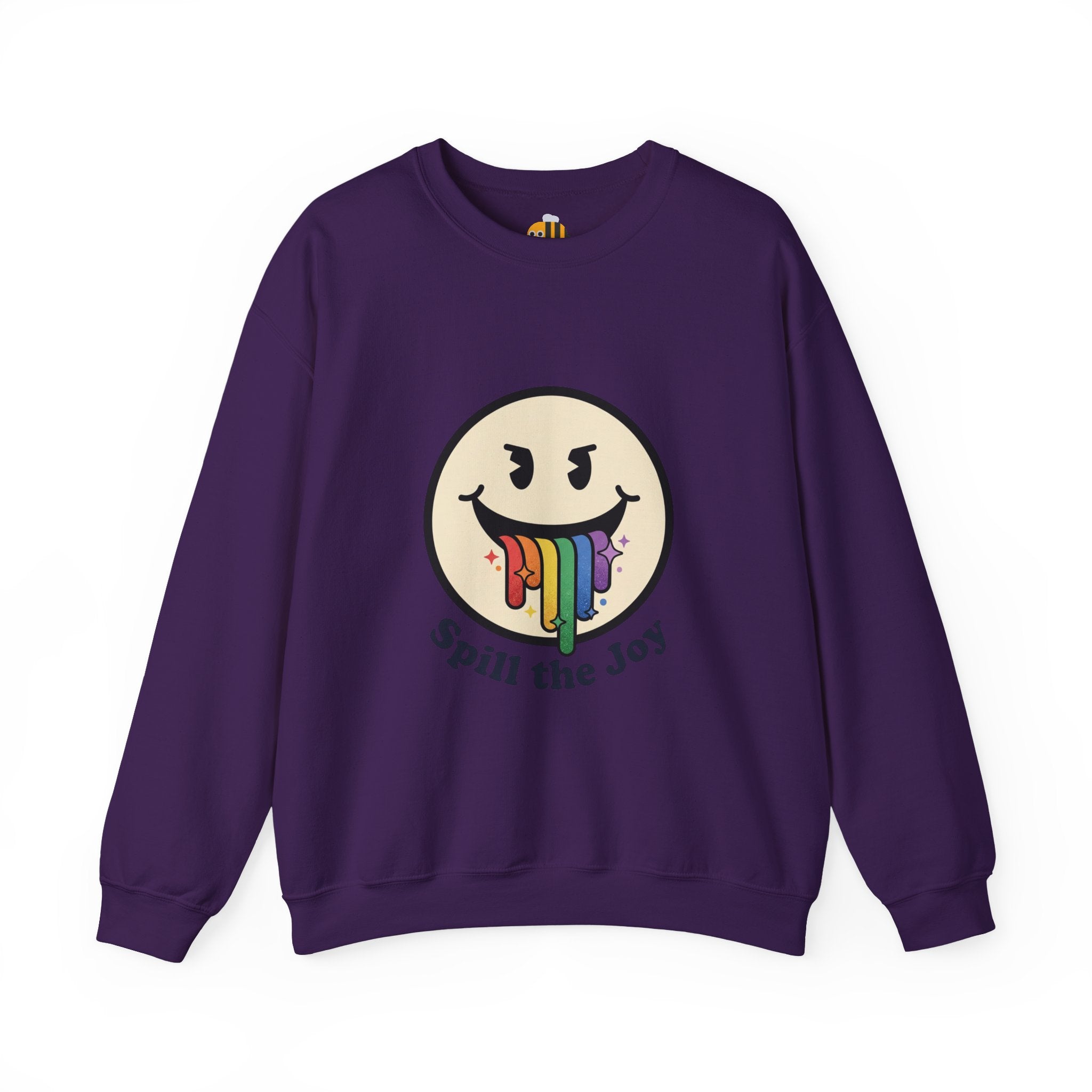 Unisex Rainbow Smiley Sweatshirt