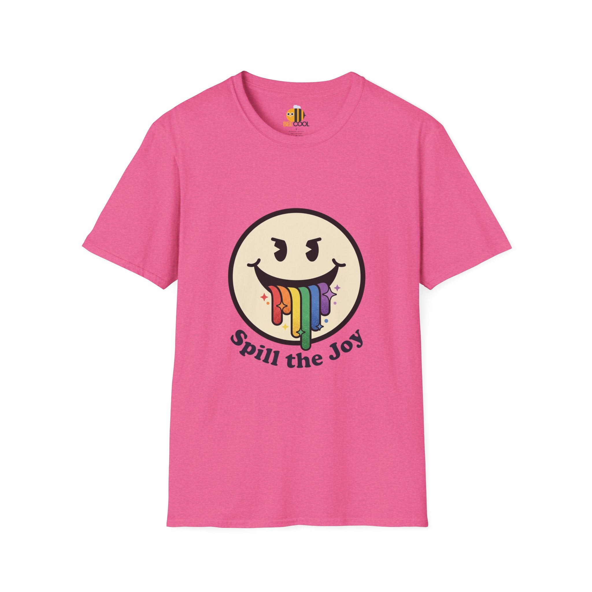 Smiley Face Spill the Joy T-Shirt