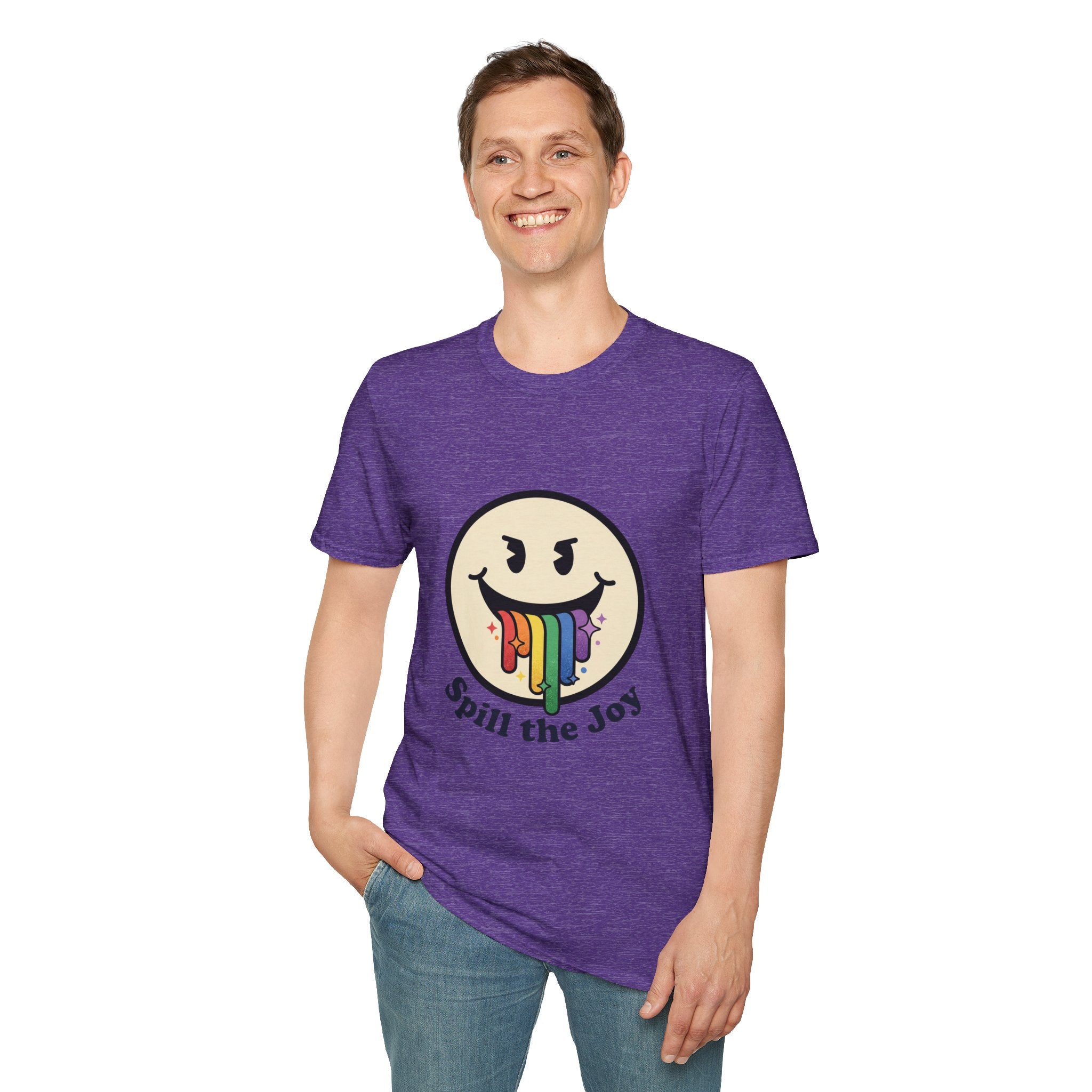 Smiley Face Spill the Joy T-Shirt