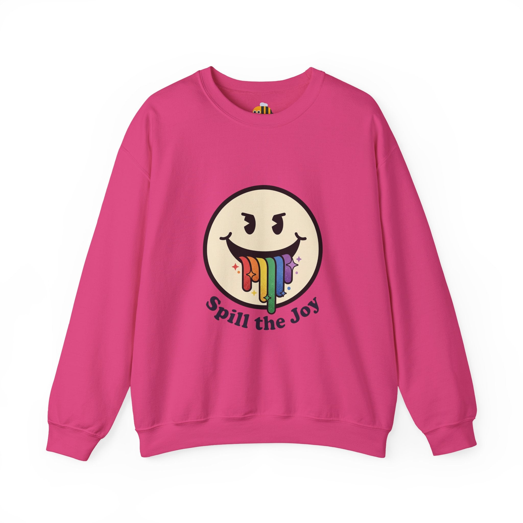 Unisex Rainbow Smiley Sweatshirt