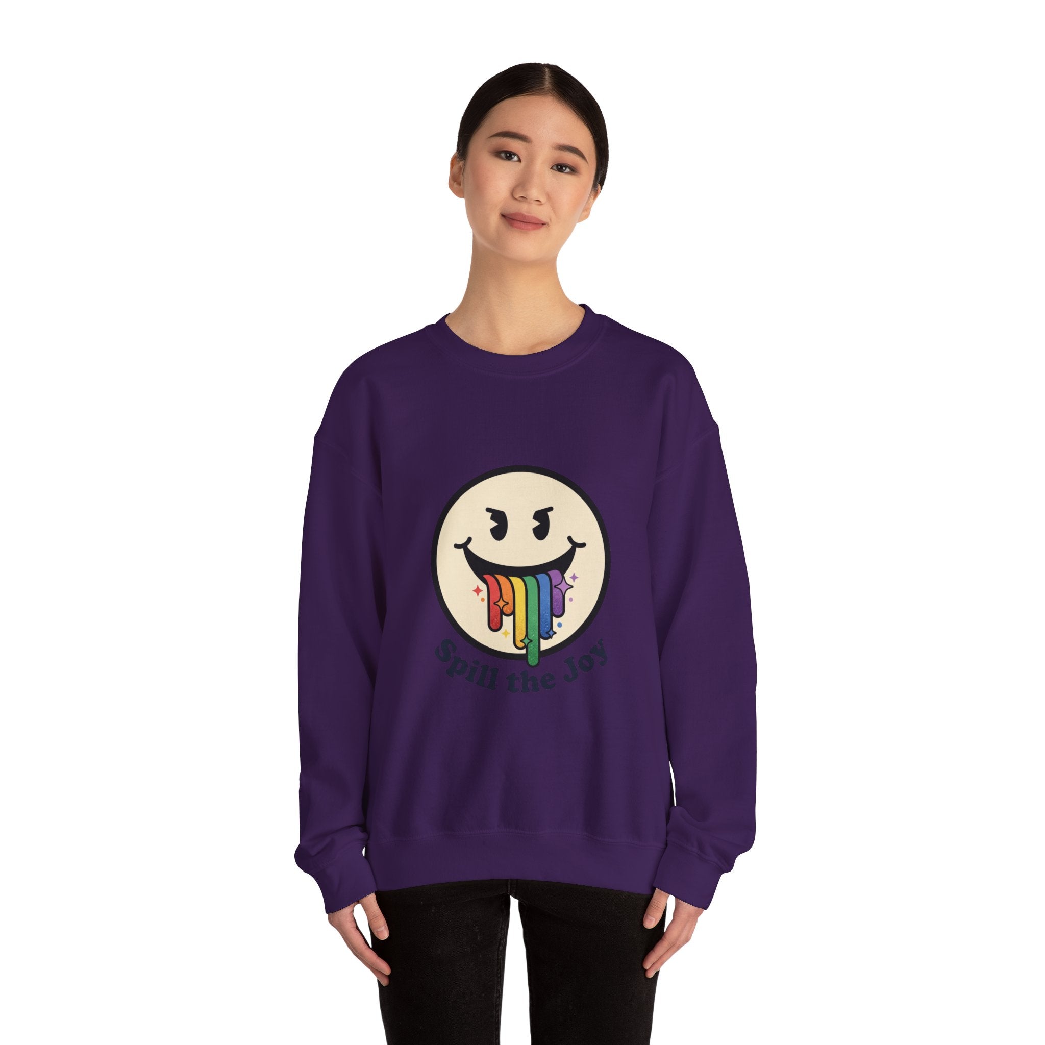 Unisex Rainbow Smiley Sweatshirt