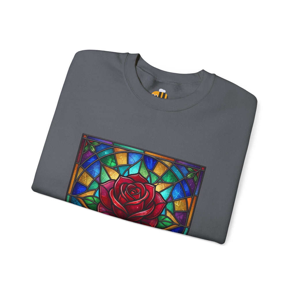 Unisex Red Rose Sweatshirt