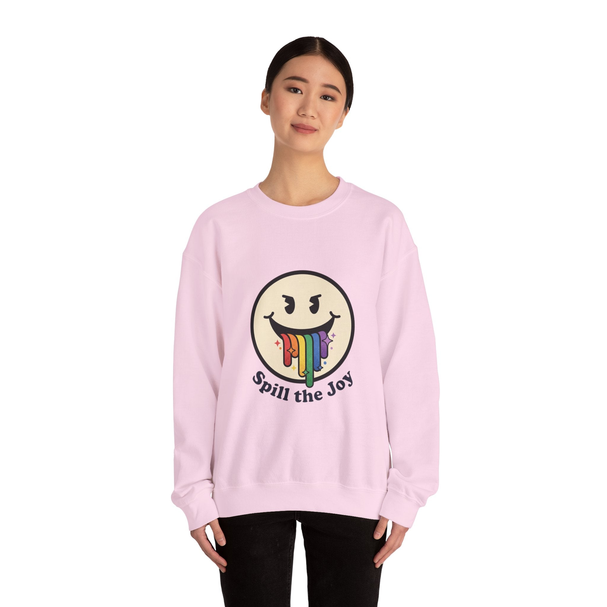 Unisex Rainbow Smiley Sweatshirt