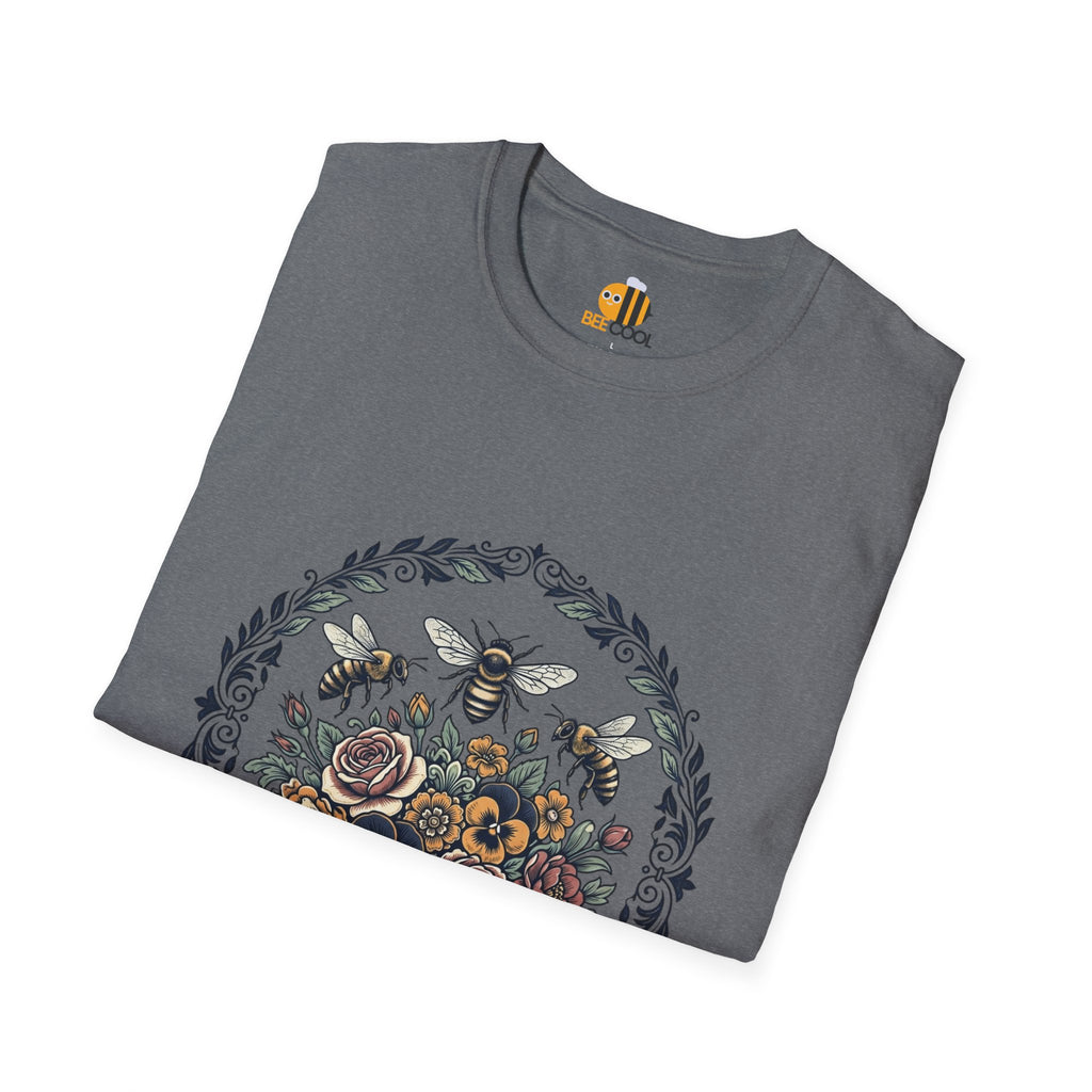Unisex Bees and Flowers T-Shirt