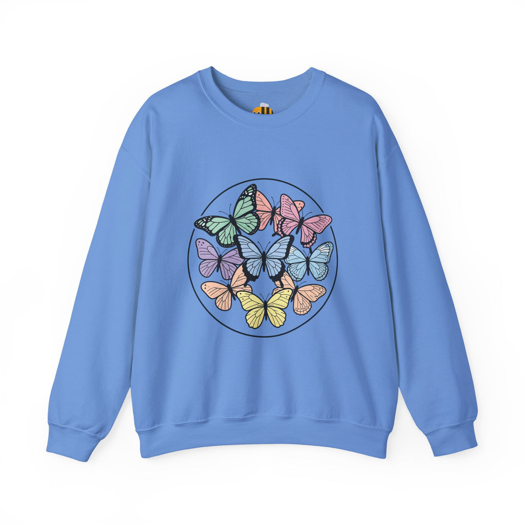 Unisex Colorful Butterfly Sweatshirt