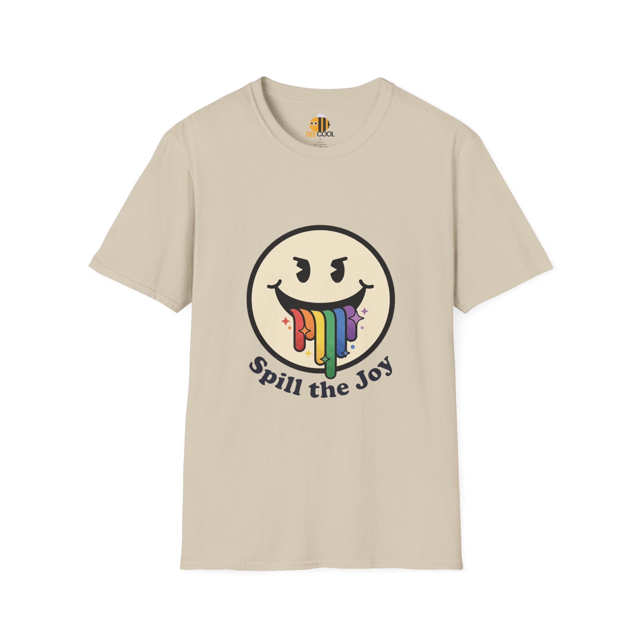 Smiley Face Spill the Joy T-Shirt