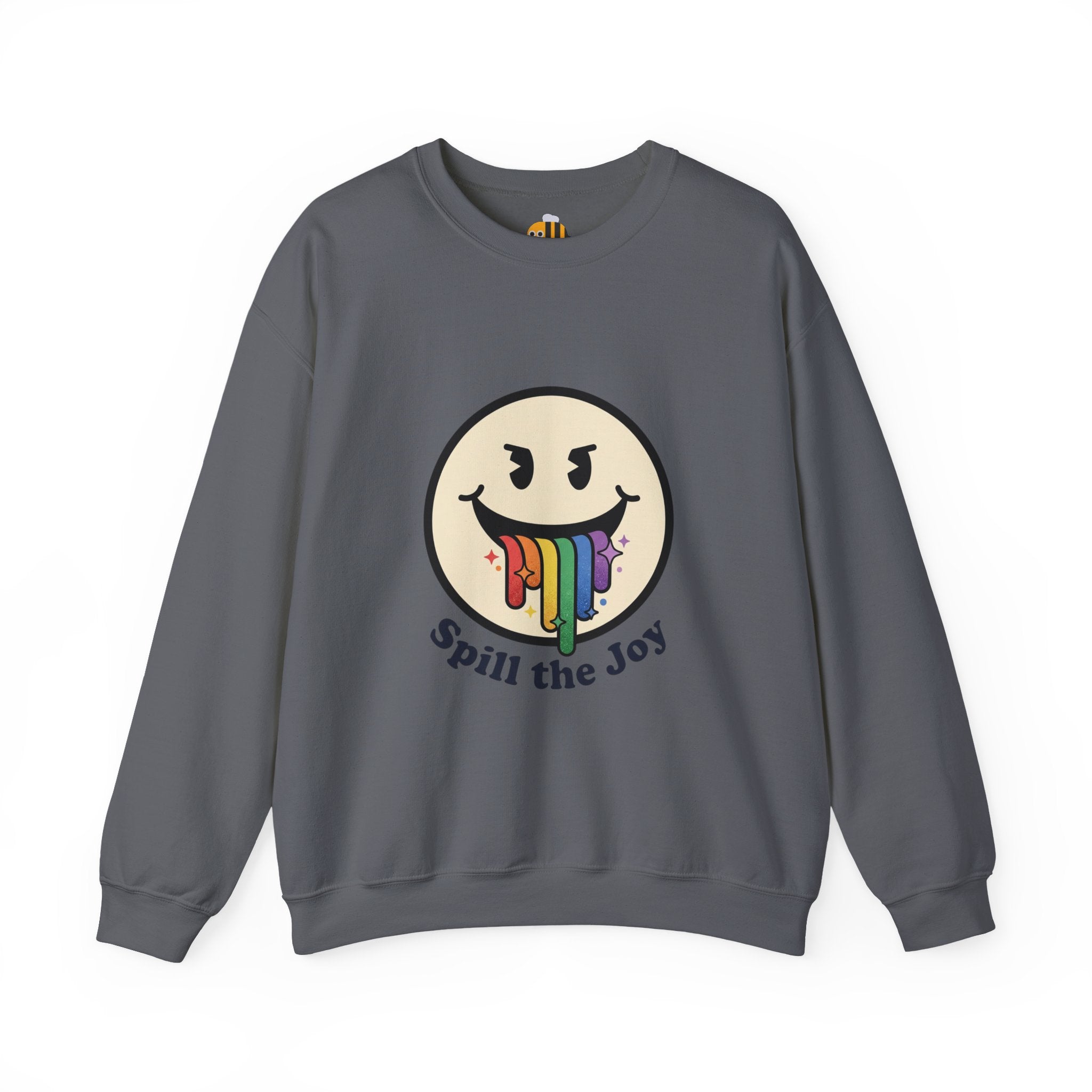 Unisex Rainbow Smiley Sweatshirt
