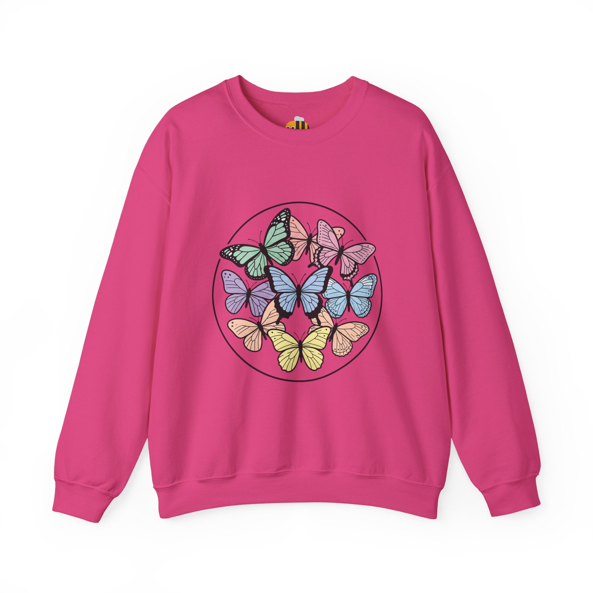 Unisex Colorful Butterfly Sweatshirt