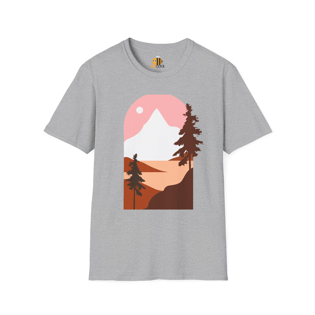 Unisex Sunset Mountain Landscape T-Shirt